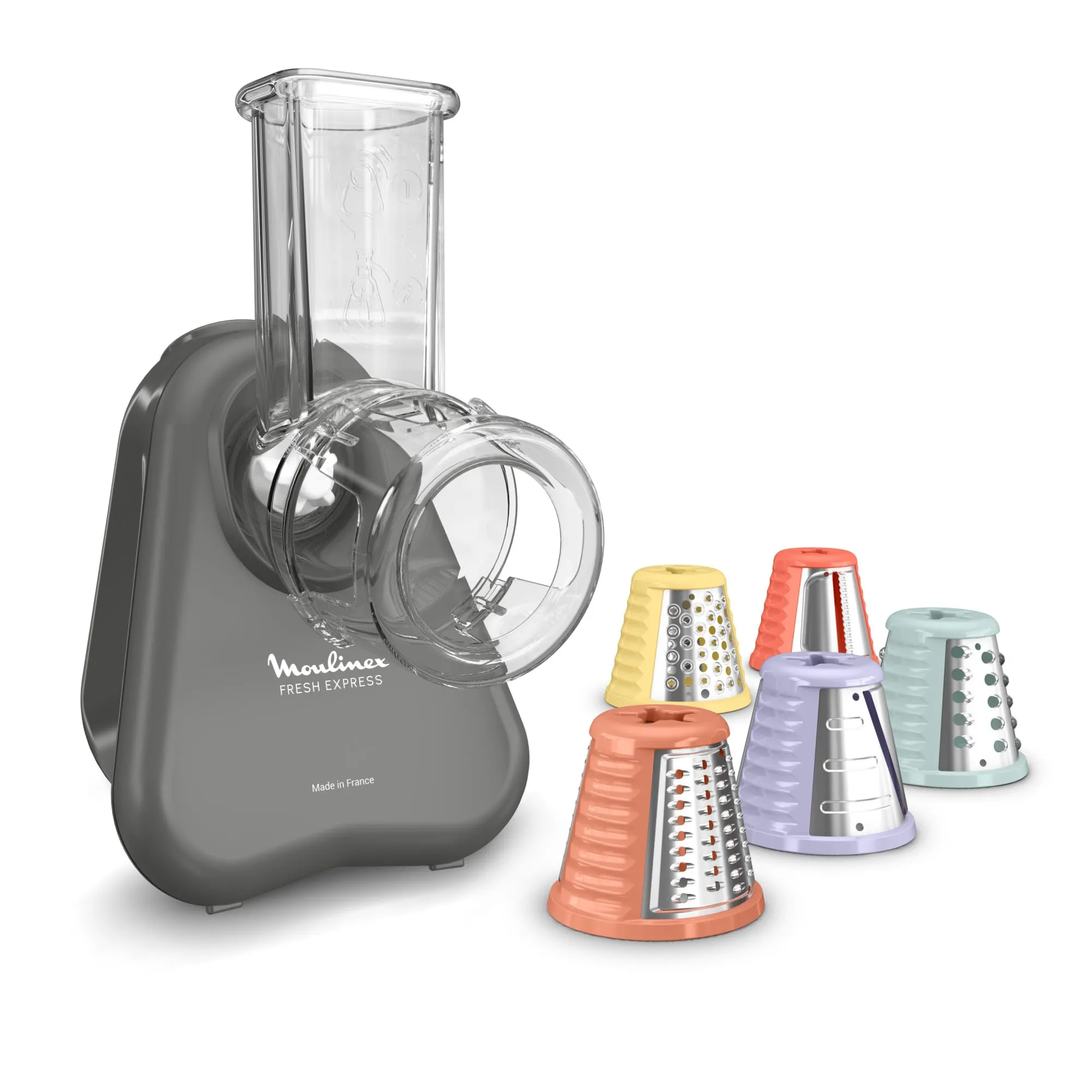Moulinex Fresh Express Tritaverdure Elettrico 4 in 1 Grigio DK855H - immagine 1