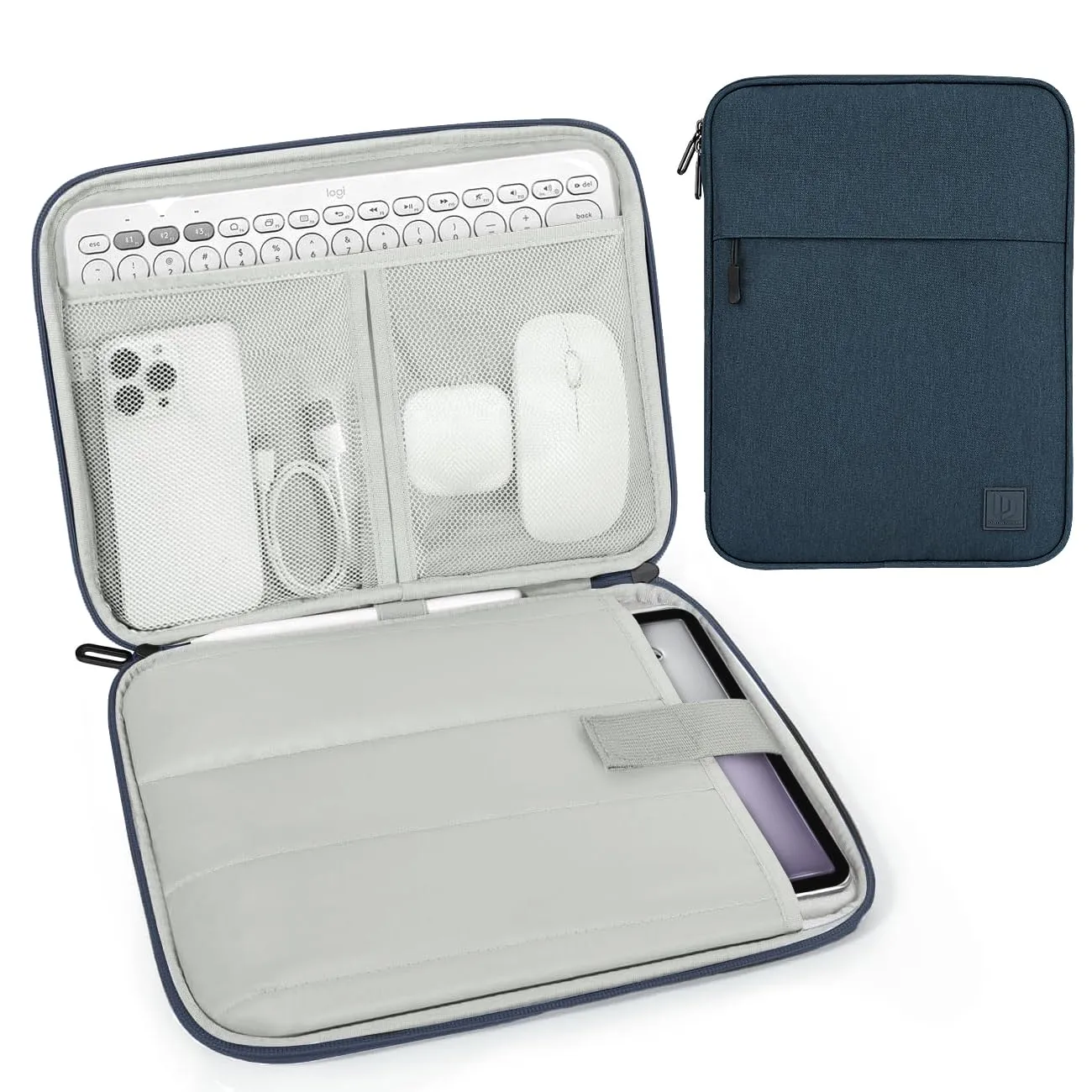 Dadanism Custodia Borsa Portatile per Tablet 13 Pollici, Indaco - immagine 1