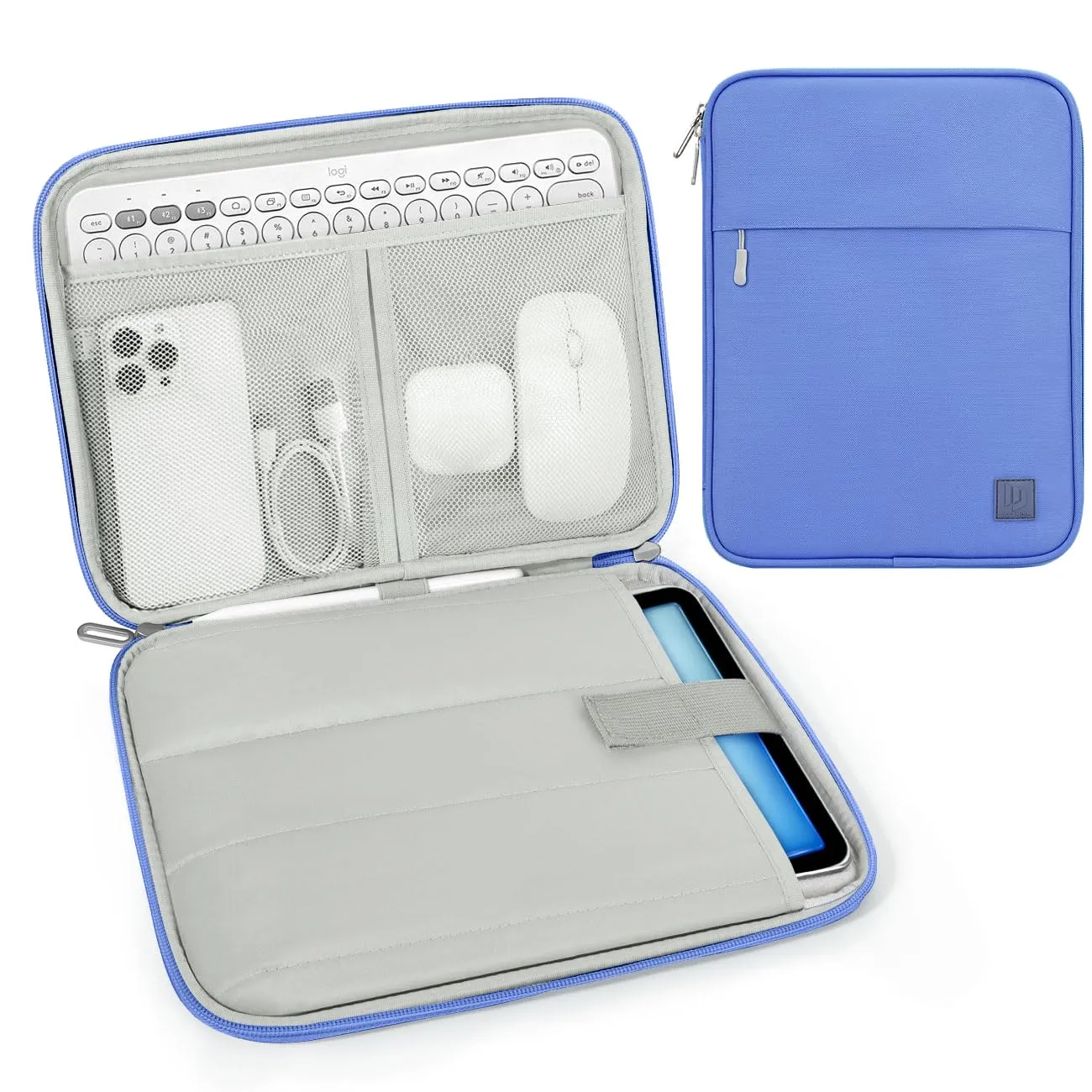 Dadanism Borsa Imbottita per Tablet 9-11 Pollici, Pervinca - immagine 1