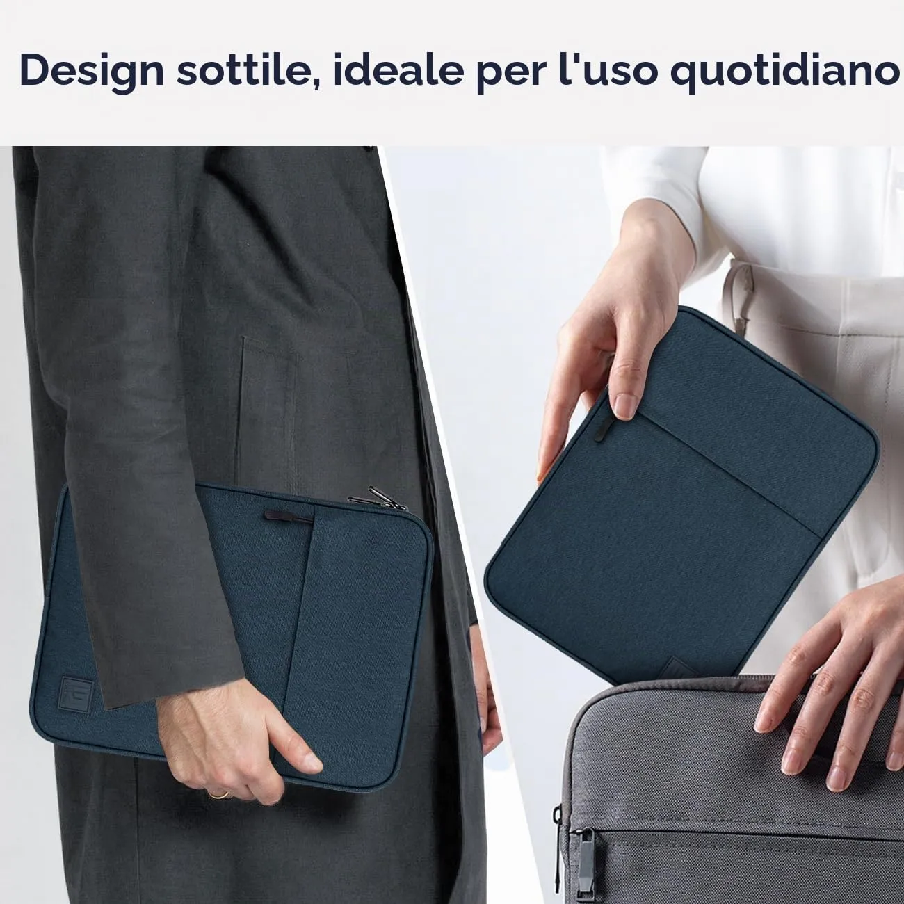 Dadanism Borsa Imbottita per Tablet 9-11 Pollici, Indago - immagine 7