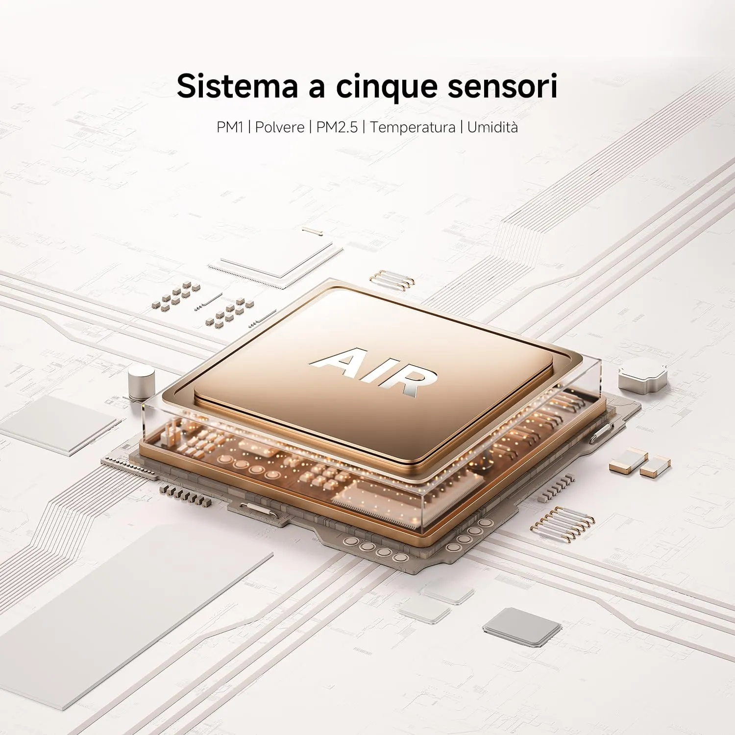 Xiaomi Smart Air Purifier 6 HEPA Purificatore per stanze fino a 87,5m² - immagine 4