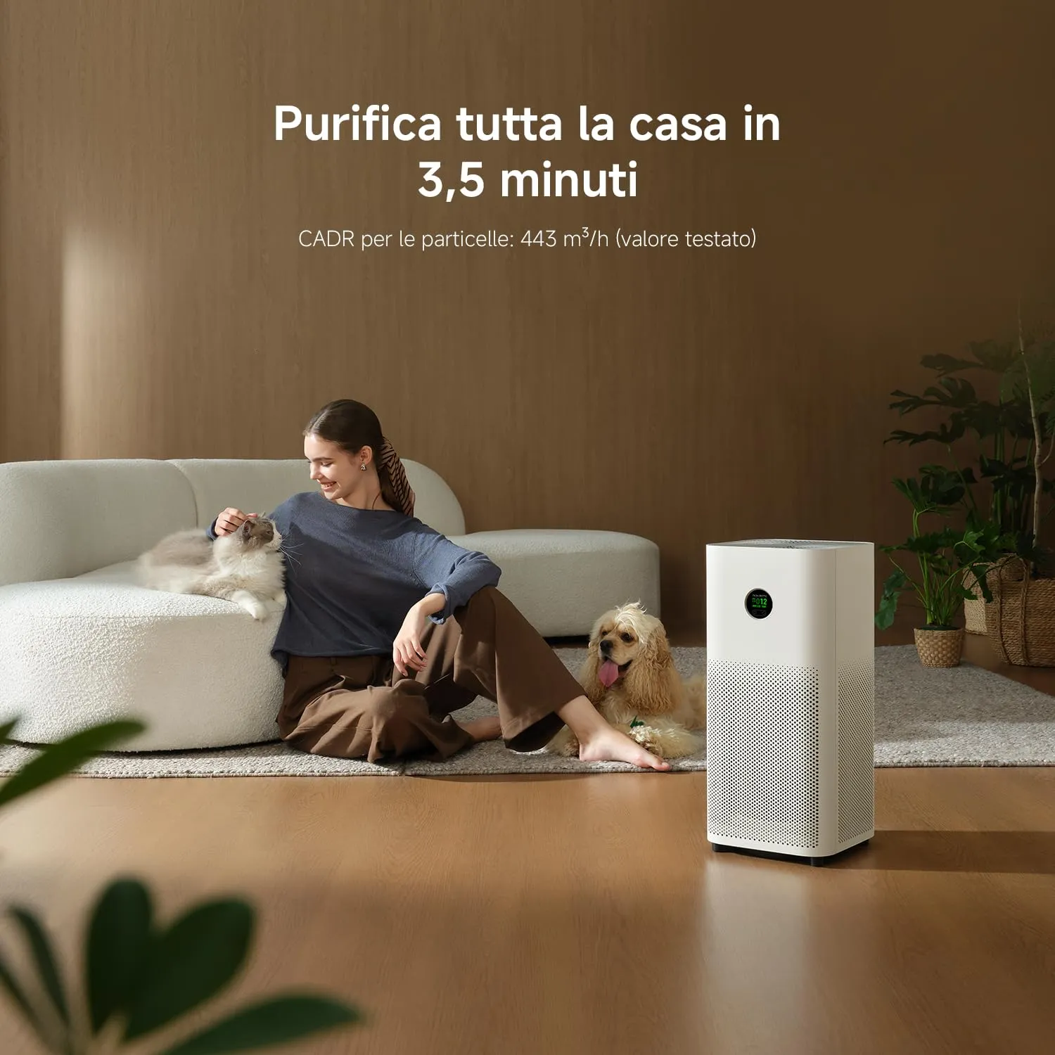 Xiaomi Smart Air Purifier 6 HEPA Purificatore per stanze fino a 87,5m² - immagine 8