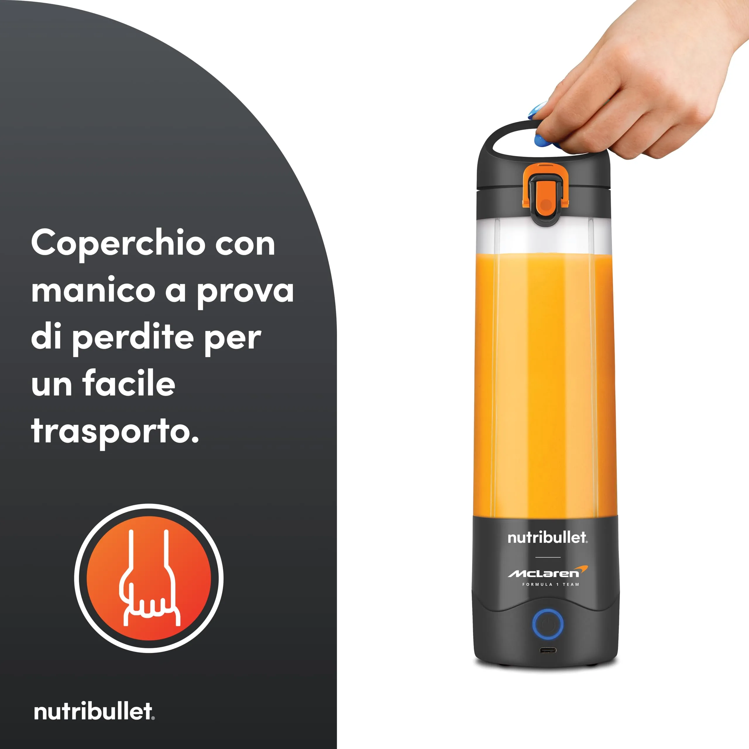 NutriBullet Portable x McLaren F1 Team (NBP003GO-MC) - immagine 6