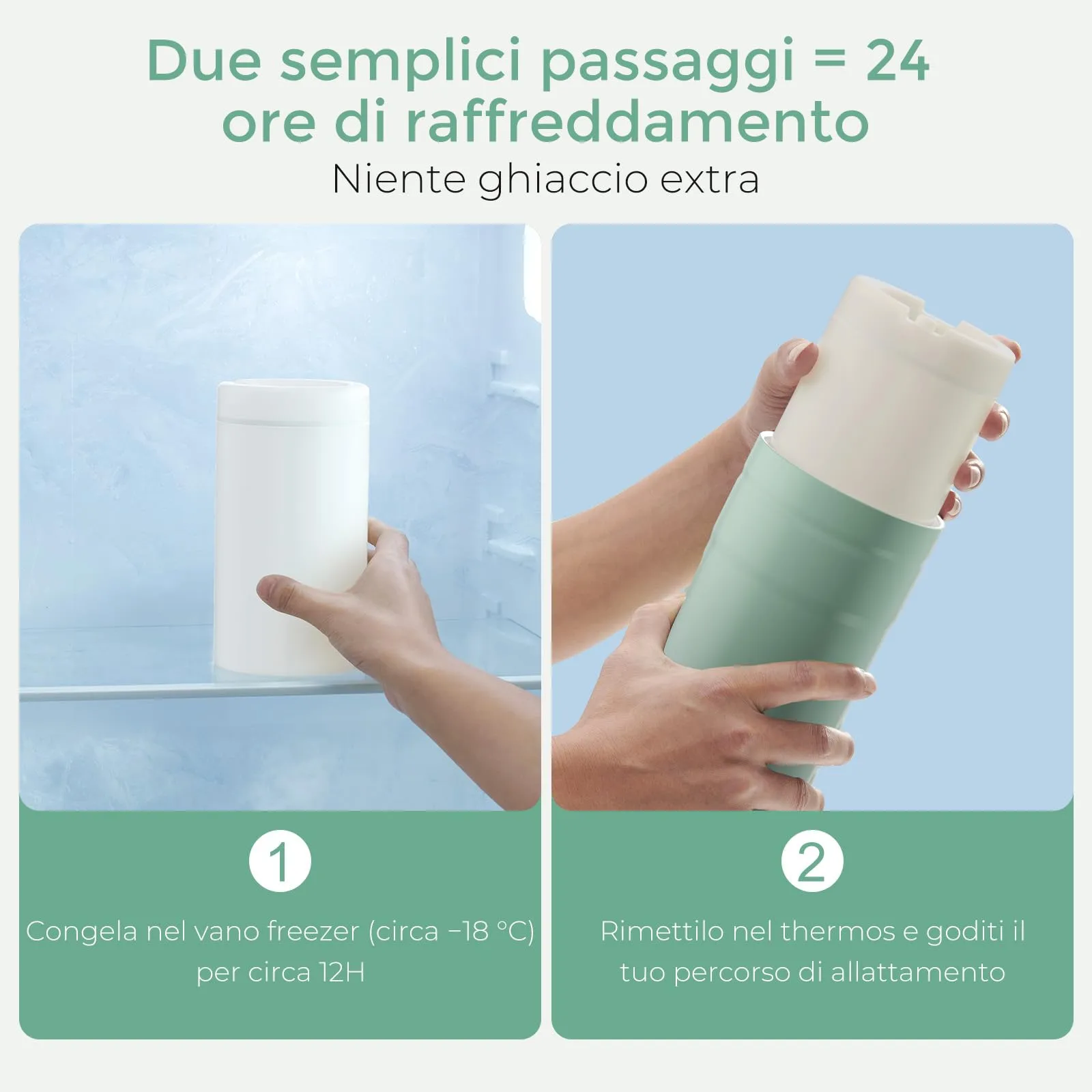 Momcozy Refrigeratore Portatile per Latte Materno, Contenitore Termico 355 ml - immagine 6
