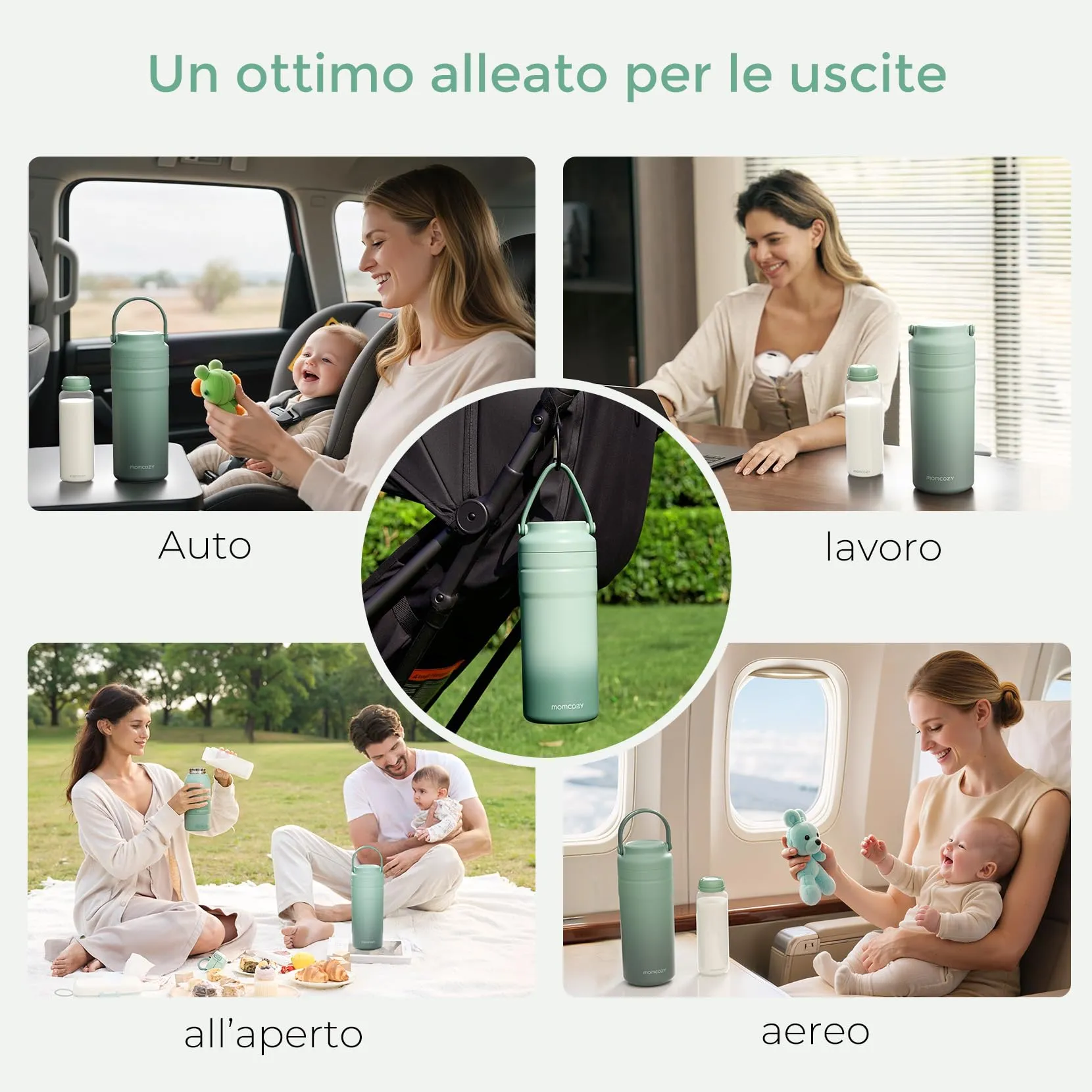 Momcozy Refrigeratore Portatile per Latte Materno, Contenitore Termico 355 ml - immagine 9