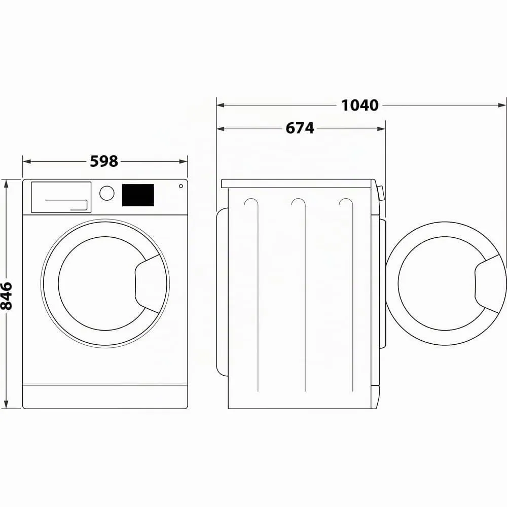 Whirlpool C WD 104M WBS IT Asciugatrice Bianco 10 kg - immagine 6