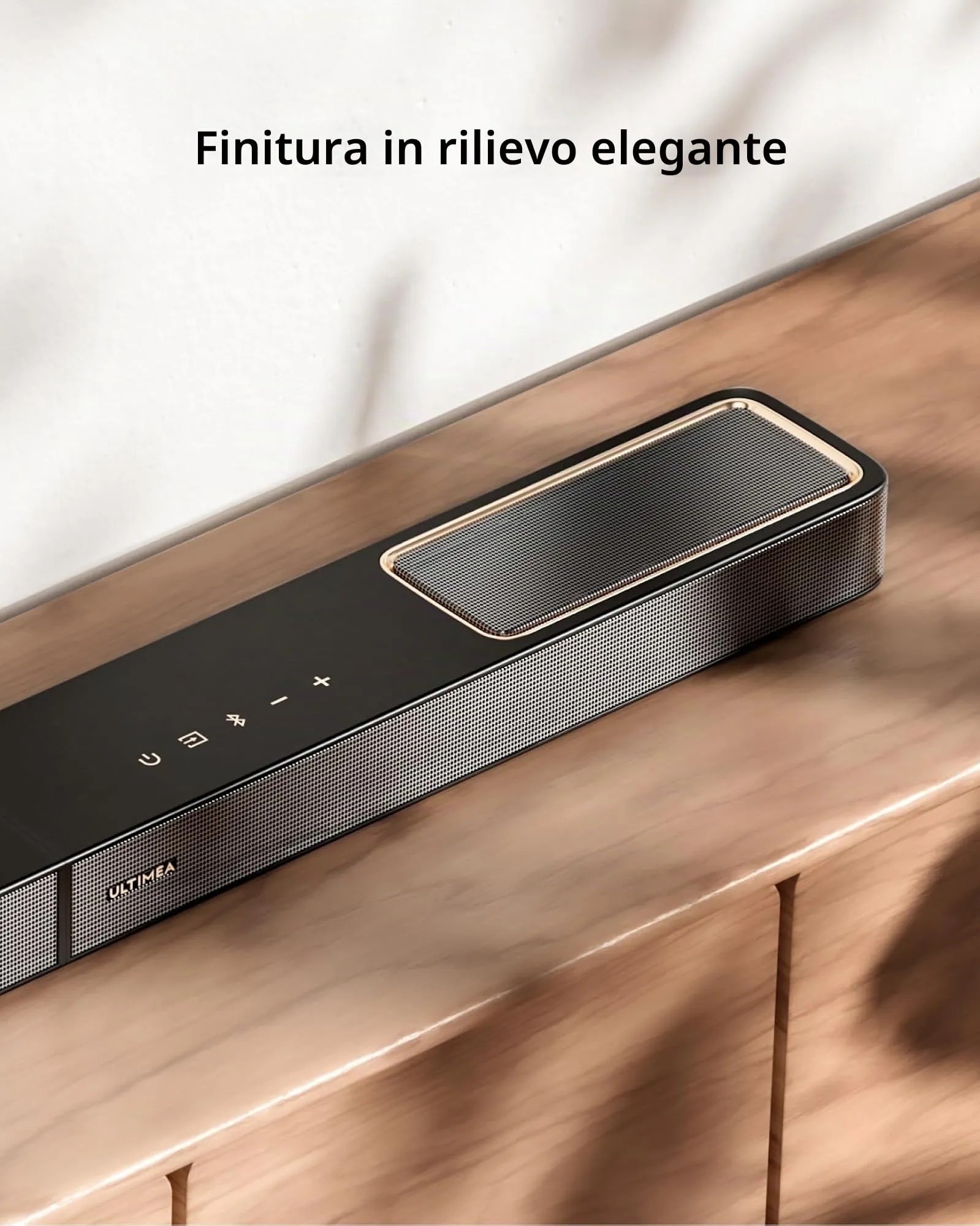 ULTIMEA Skywave F30 Boom Soundbar 3.1.2ch con Dolby Atmos, Subwoofer da 6.5", Bluetooth 5.4, HDMI eARC - immagine 4