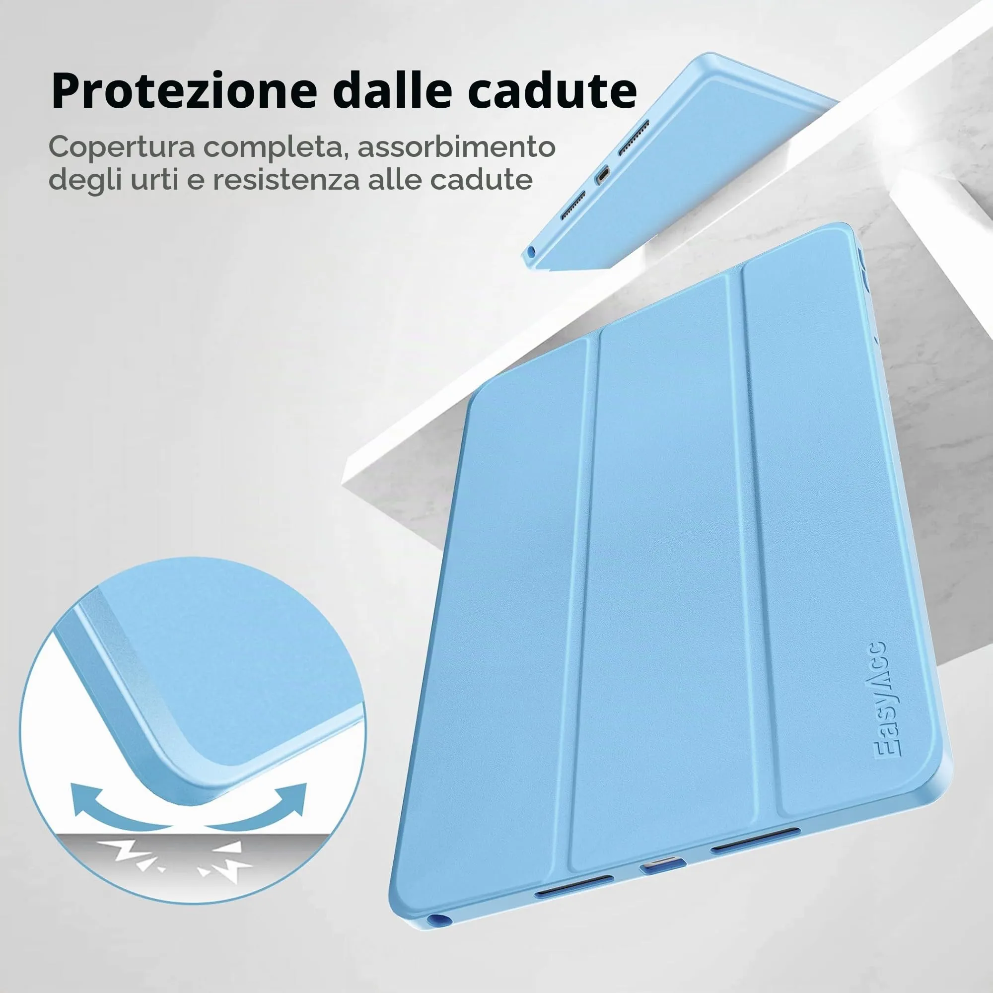 EasyAcc Cover per Lenovo Idea Tab 11 Pollici (TB336ZU/TB336FU) - Celeste - immagine 4