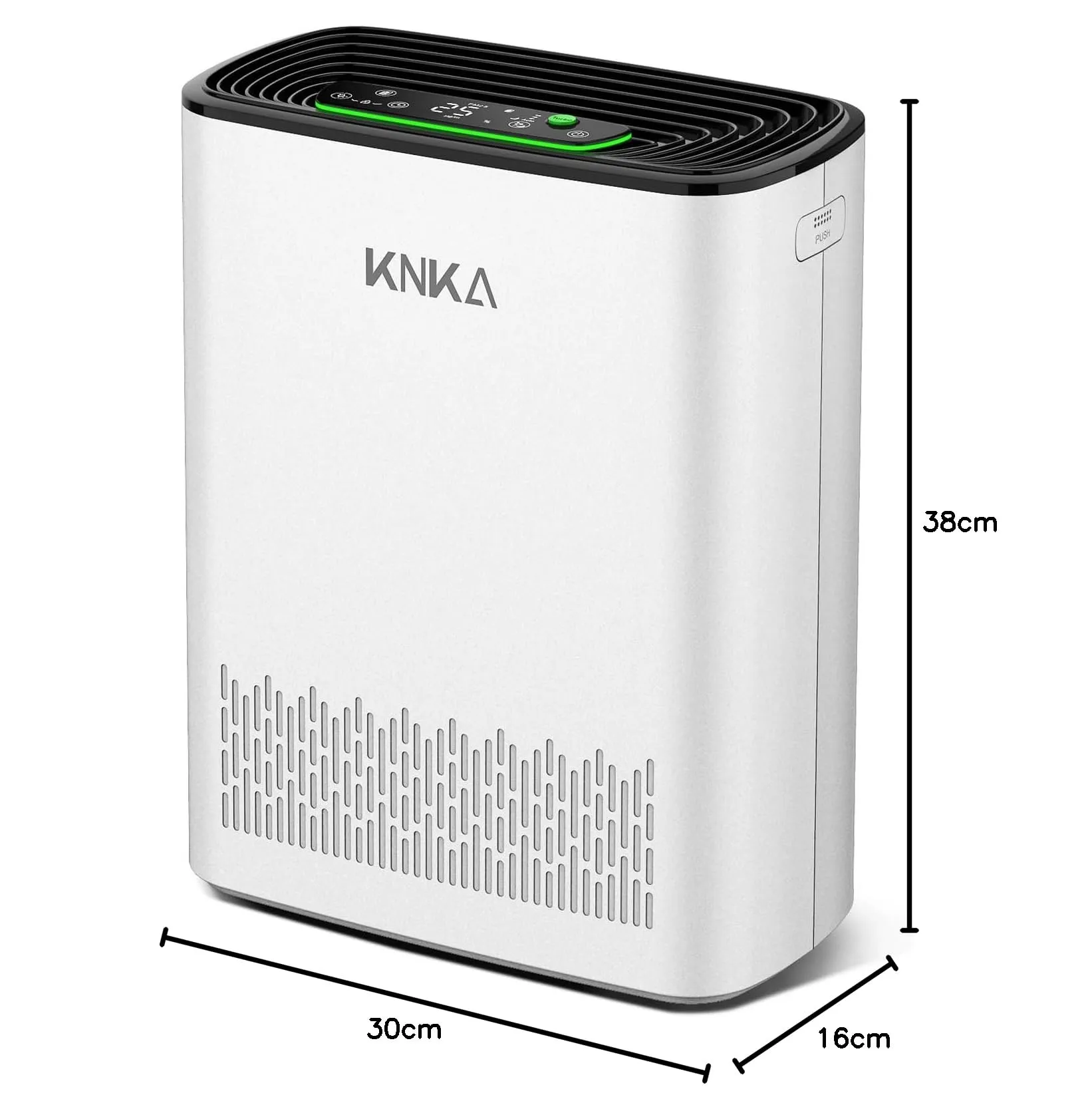 KNKA APH3000 Purificatore d'Aria con Filtro HEPA e Sensore Intelligente, fino a 80m², Bianco - immagine 9