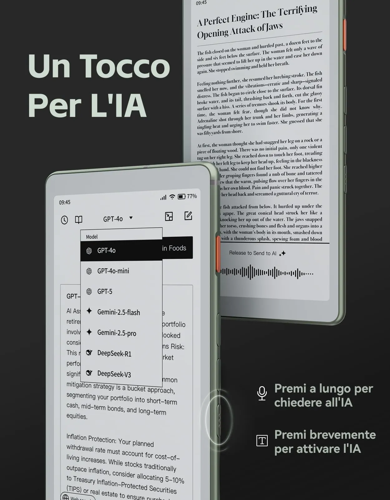VIWOODS AiPaper Reader 6.13" E Ink Carta 1300 300PPI 128GB - immagine 4