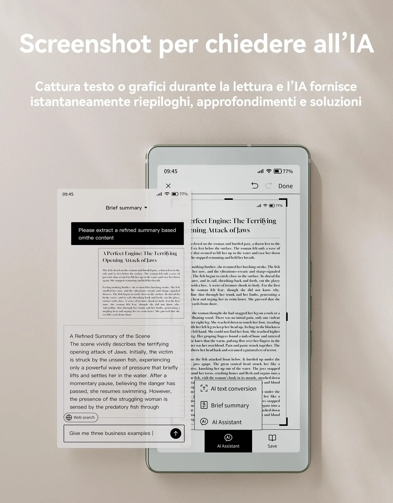 VIWOODS AiPaper Reader 6.13" E Ink Carta 1300 300PPI 128GB - immagine 5