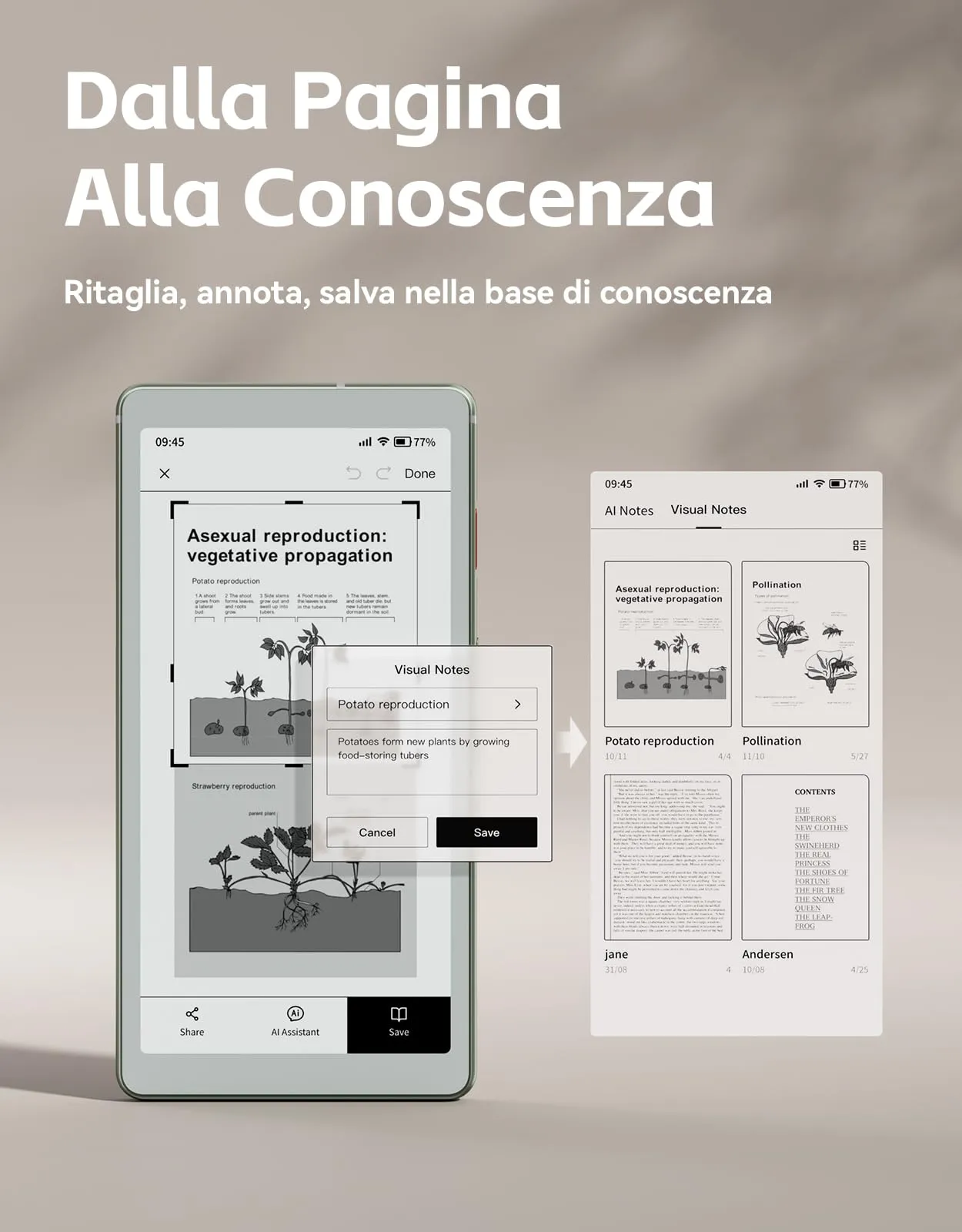 VIWOODS AiPaper Reader 6.13" E Ink Carta 1300 300PPI 128GB - immagine 6