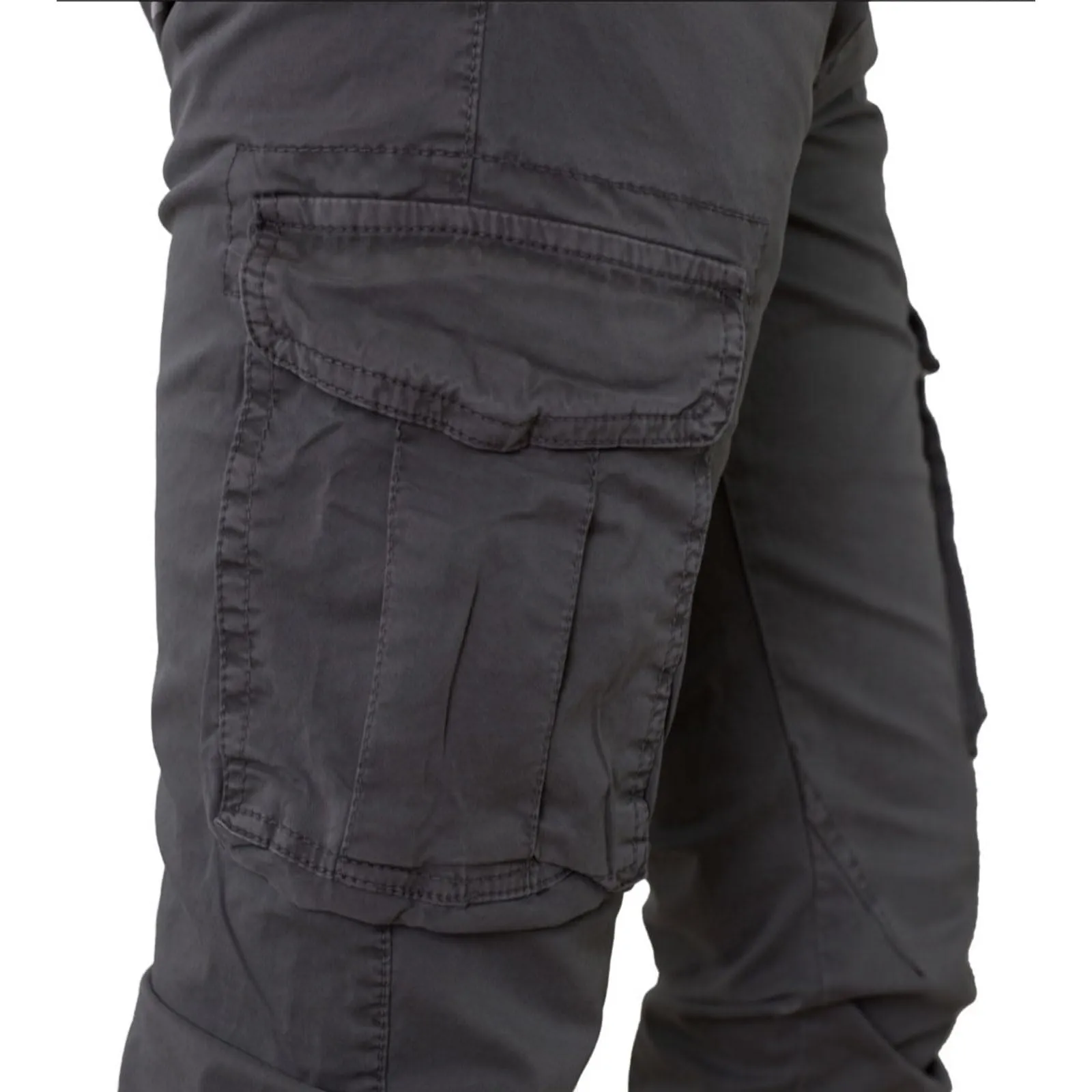 Toocool Pantaloni Cargo Militari Uomo in Cotone G6571 Grigio, Taglia 44 - immagine 2