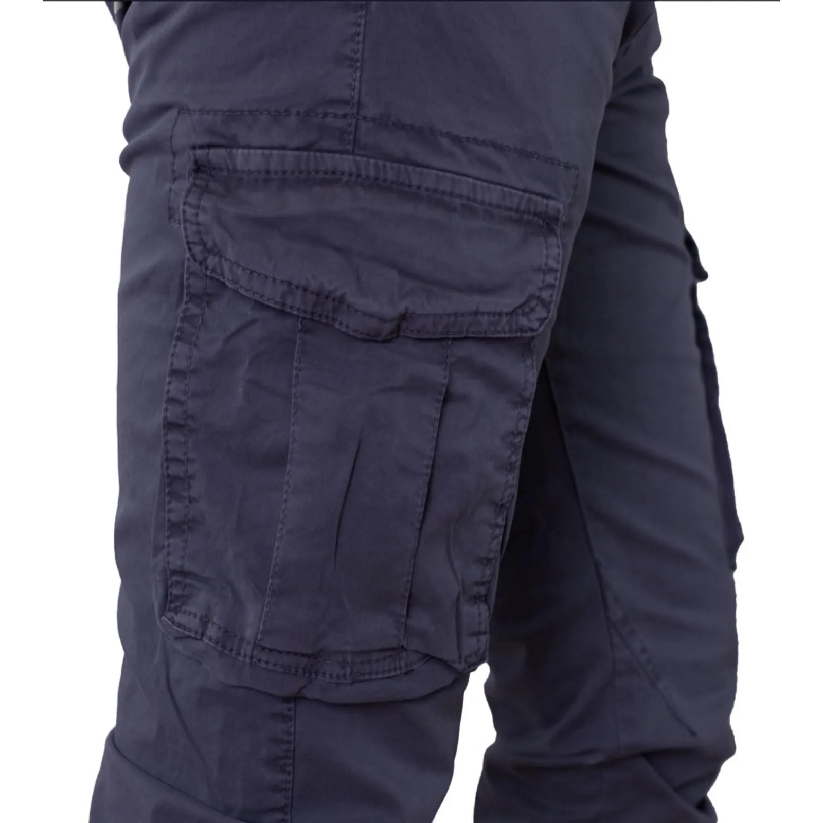 Toocool Pantaloni Cargo Militari Uomo in Cotone G6571 Blu, Taglia 52 - immagine 2