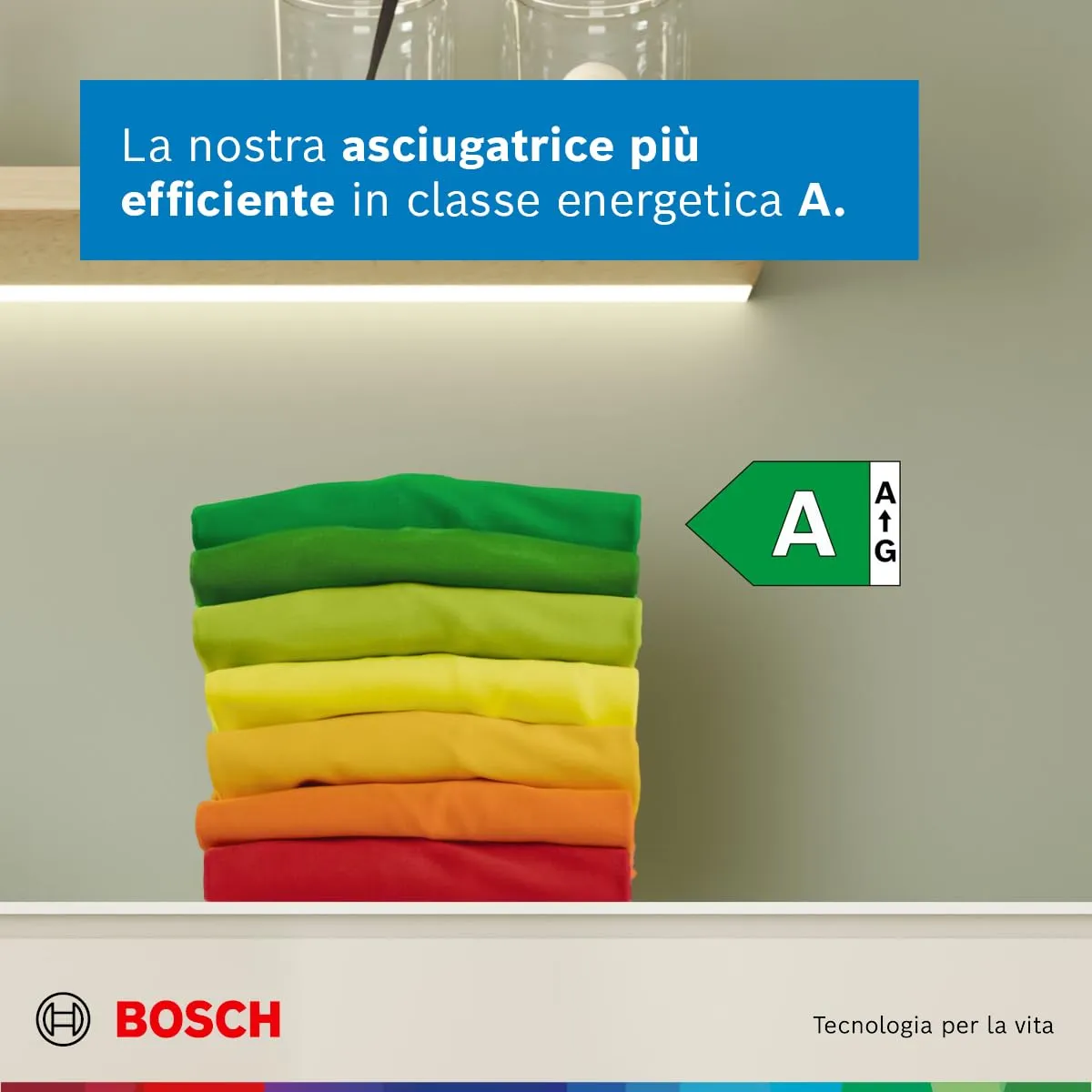 Bosch Serie 8 WRB247C0IT Asciugatrice a pompa di calore 9kg Bianco - immagine 4