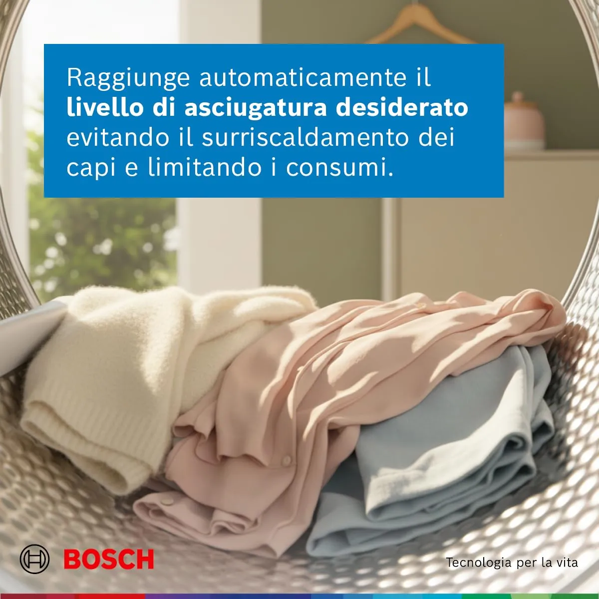Bosch Serie 8 WRB247C0IT Asciugatrice a pompa di calore 9kg Bianco - immagine 10