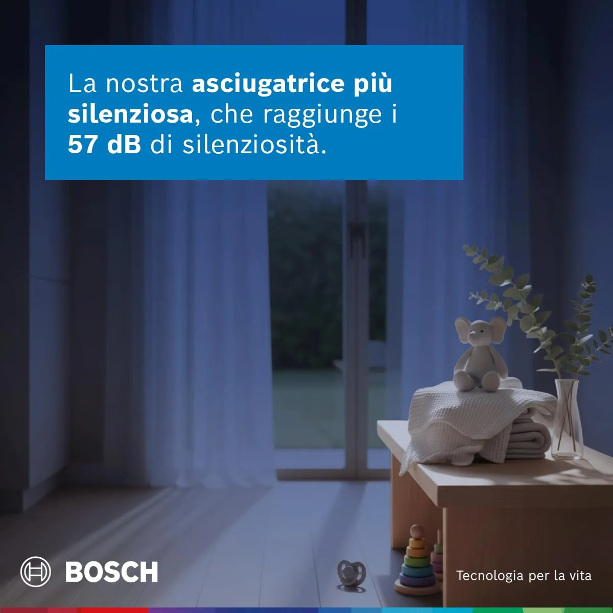 Bosch Serie 8 WRB247C0IT Asciugatrice a pompa di calore 9kg Bianco - immagine 13