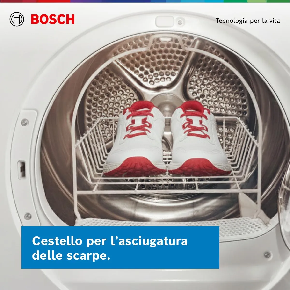 Bosch Serie 8 WRB247C0IT Asciugatrice a pompa di calore 9kg Bianco - immagine 14