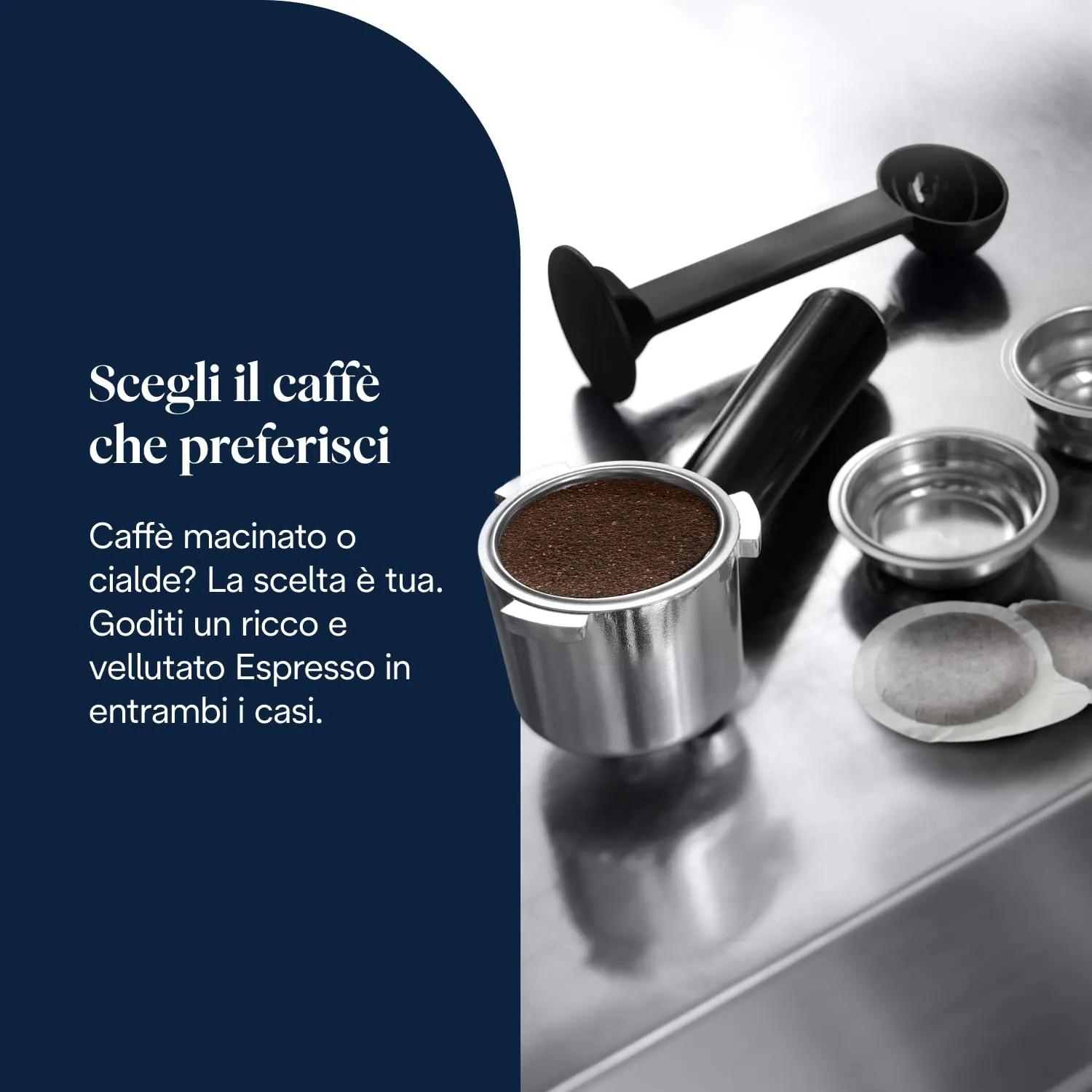 De'Longhi Dedica Style EC685.TB Macchina Caffè Espresso Manuale, Nero - immagine 8