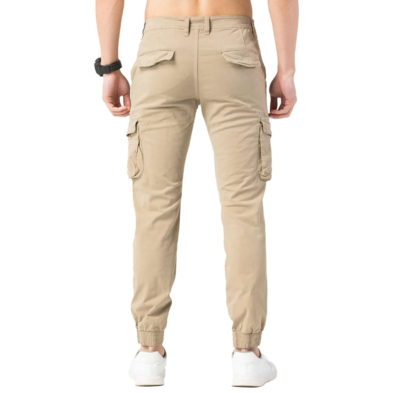 Toocool Pantaloni Cargo Militari Uomo in Cotone G6571 Beige Taglia 48 - immagine 2