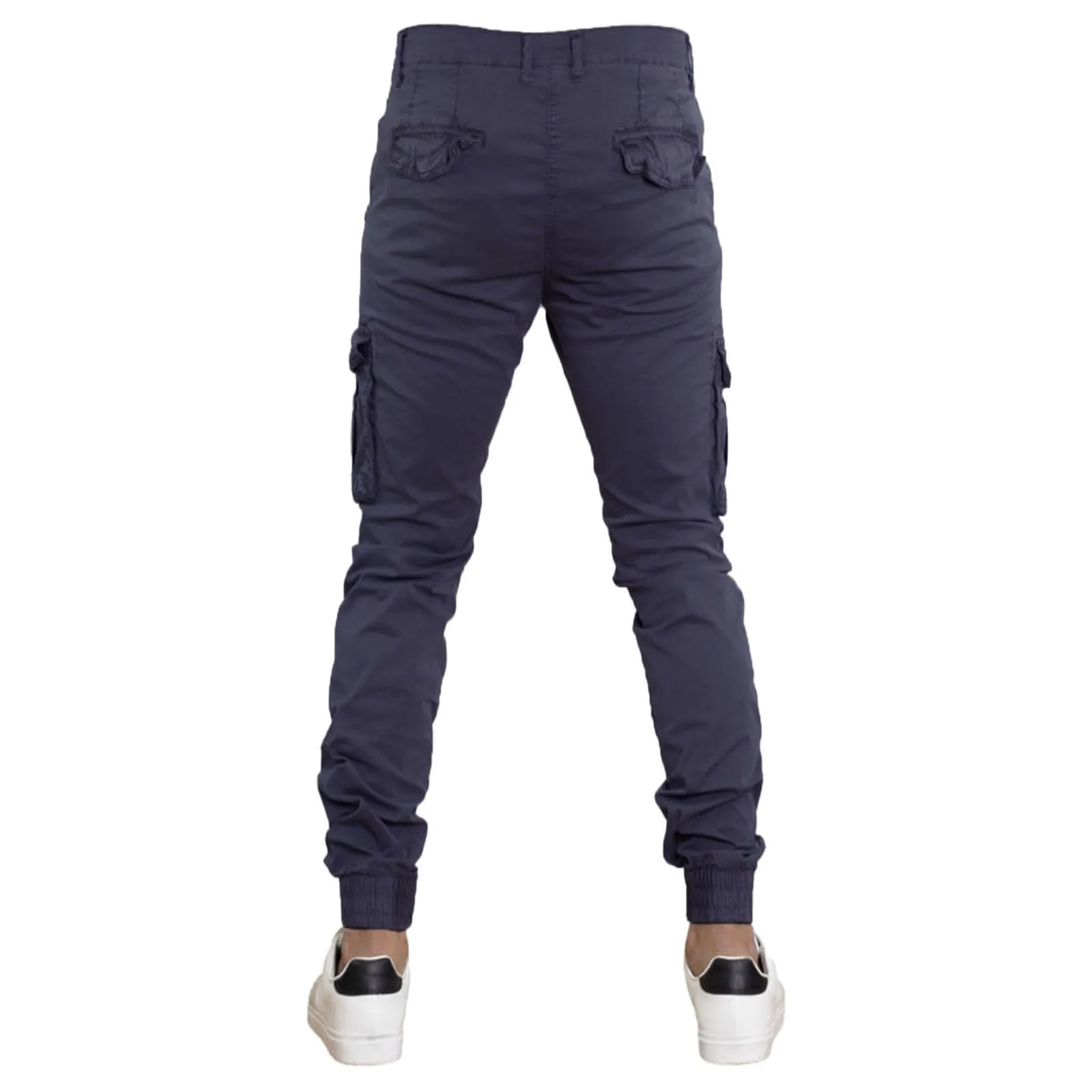 Toocool Pantaloni Cargo Militari Uomo Cotone G6571 Blu Taglia 44 - immagine 3