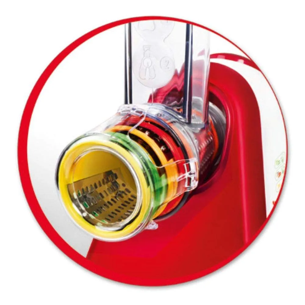 Moulinex Fresh Express Plus DJ756G15 Grattugia Elettrica 5 Funzioni, Rosso/Bianco - immagine 5