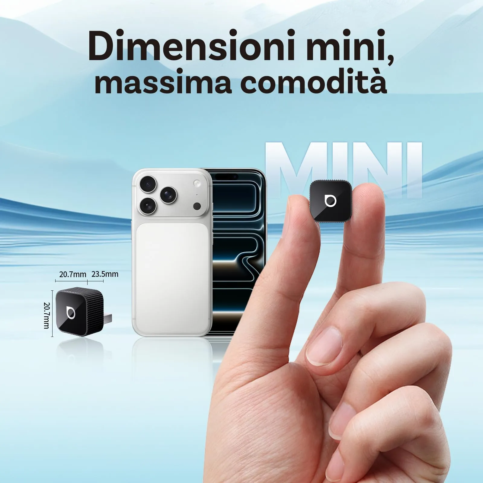 OTTOCAST Mini Slim 2 in 1 Adattatore Wireless CarPlay & Android Auto - immagine 7