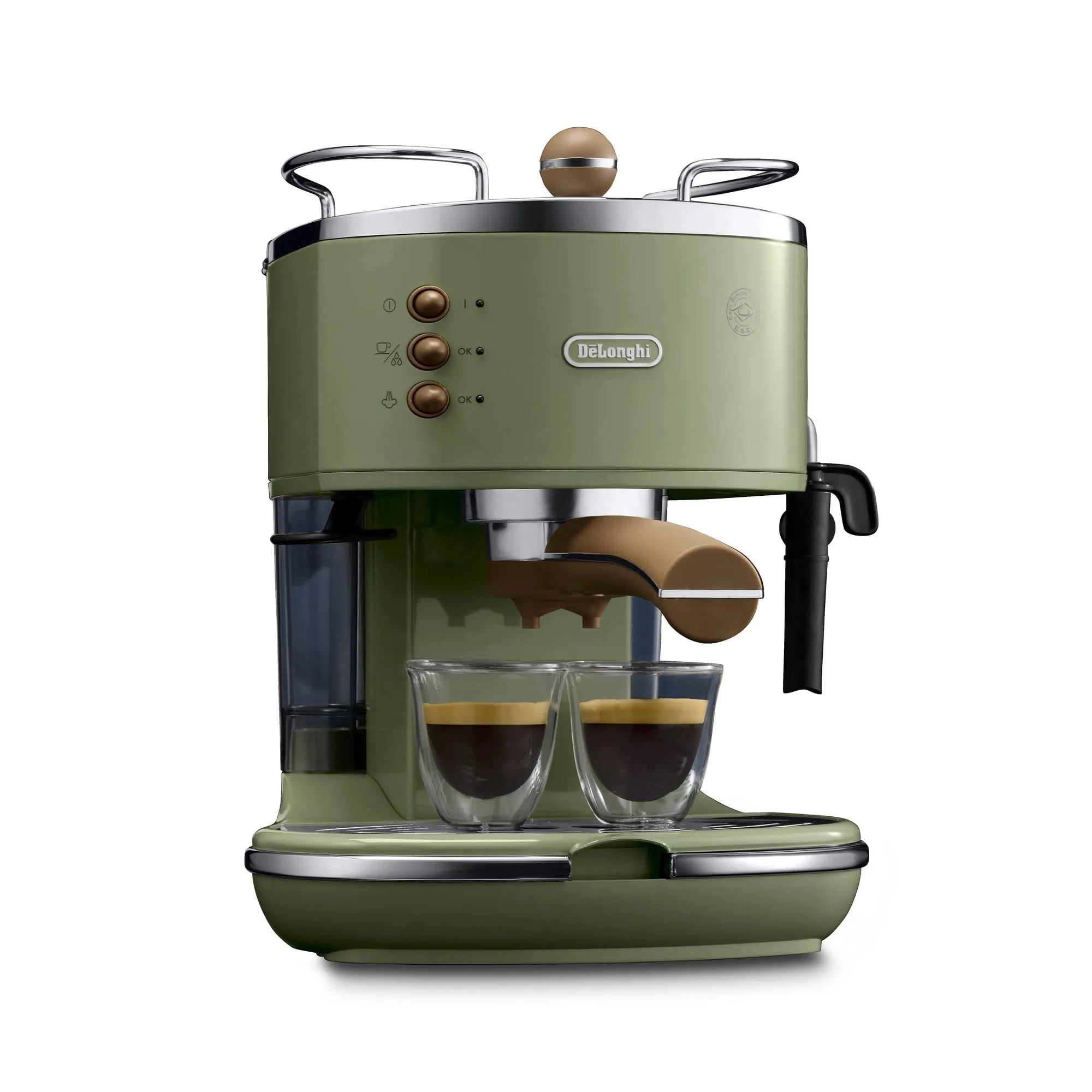De'Longhi Icona Vintage ECOV311.GR Macchina da Caffè Espresso e Cappuccino, Verde - immagine 3