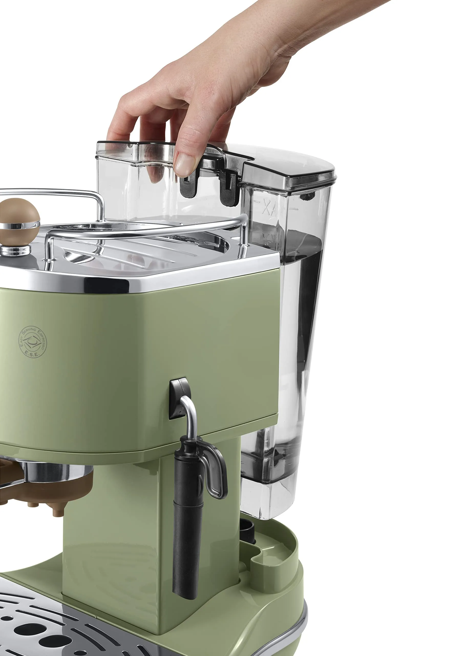 De'Longhi Icona Vintage ECOV311.GR Macchina da Caffè Espresso e Cappuccino, Verde - immagine 6
