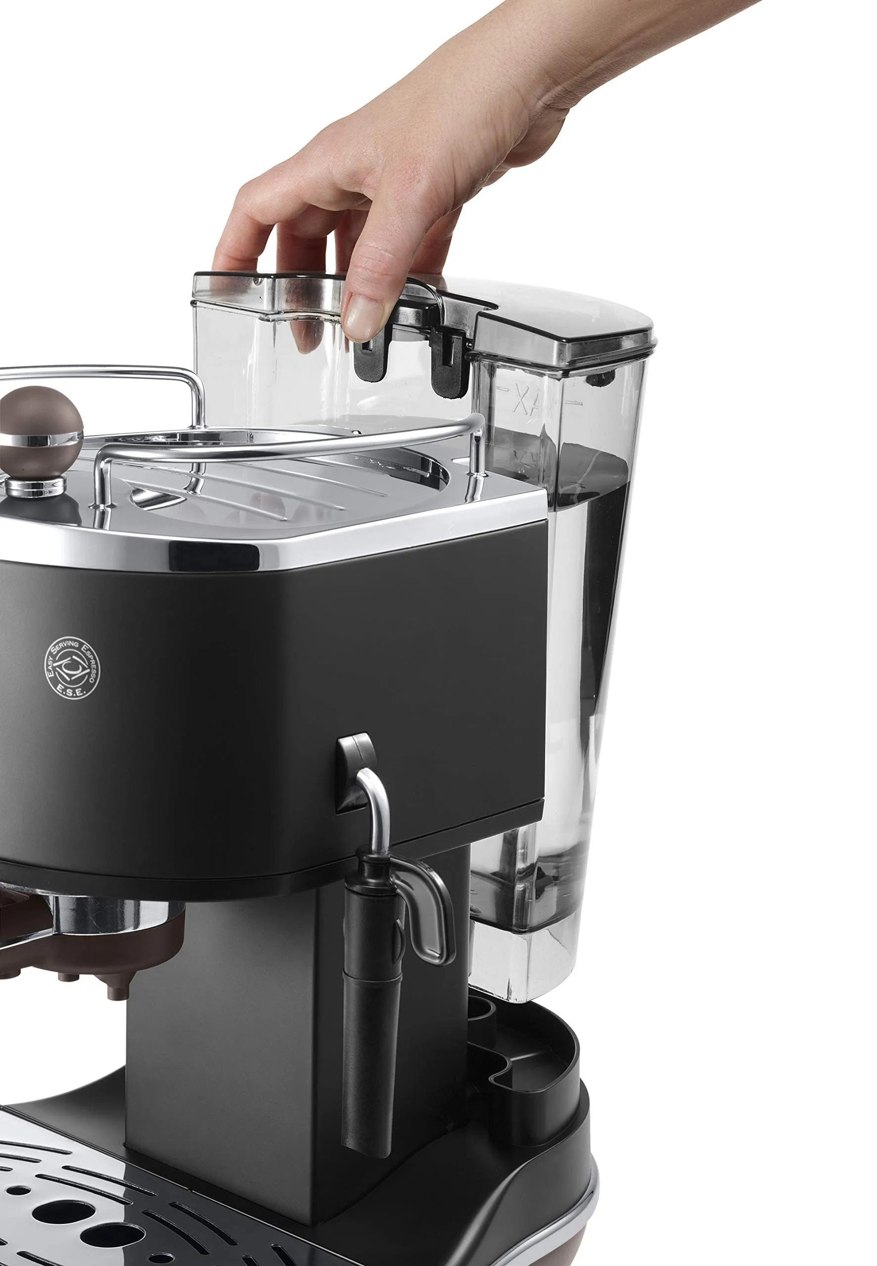 De'Longhi Icona Vintage ECOV311.BK Macchina da Caffè Espresso e Cappuccino, Nero - immagine 3