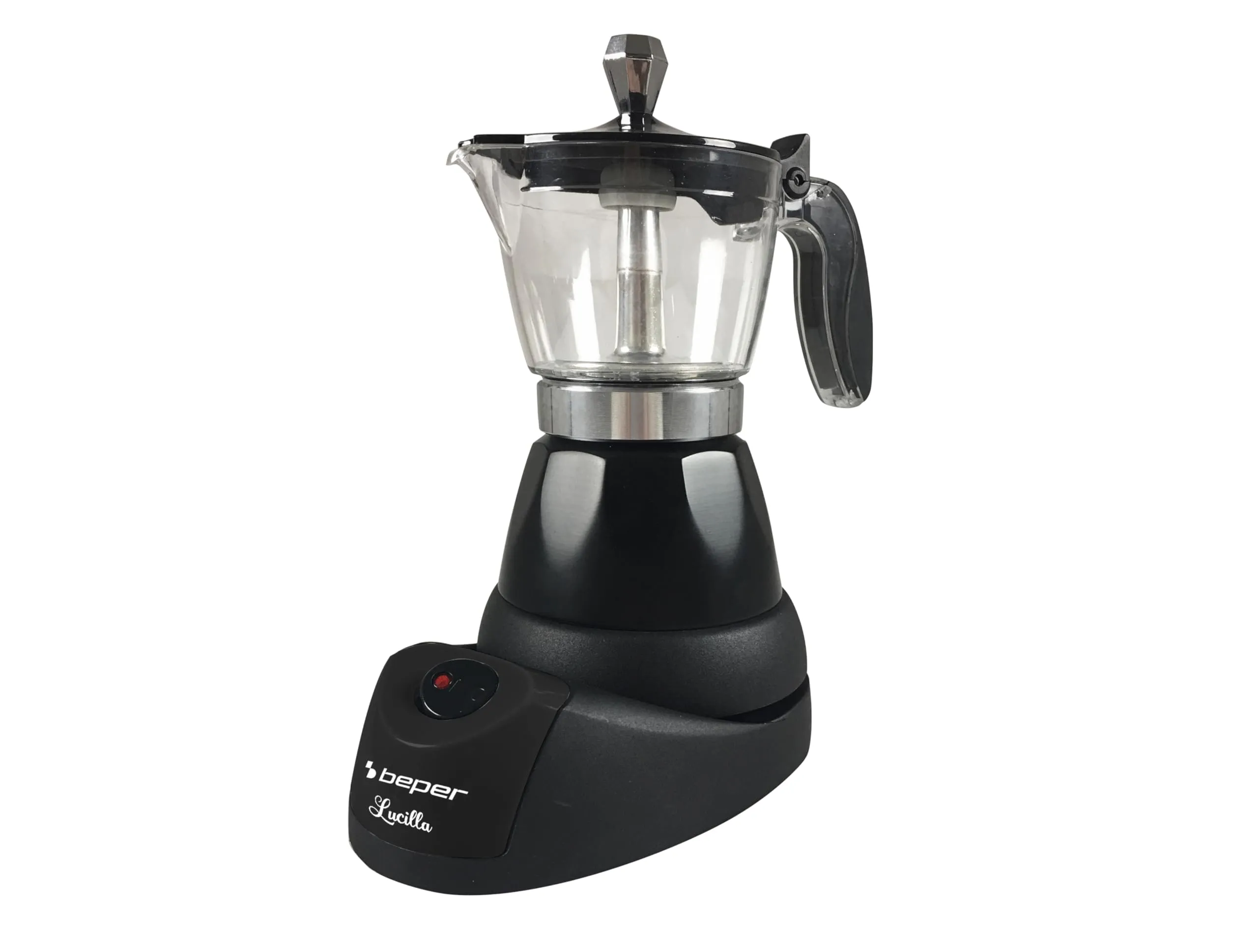 Beper BC.040N Caffettiera Elettrica, 3 Tazze, Nera - immagine 2