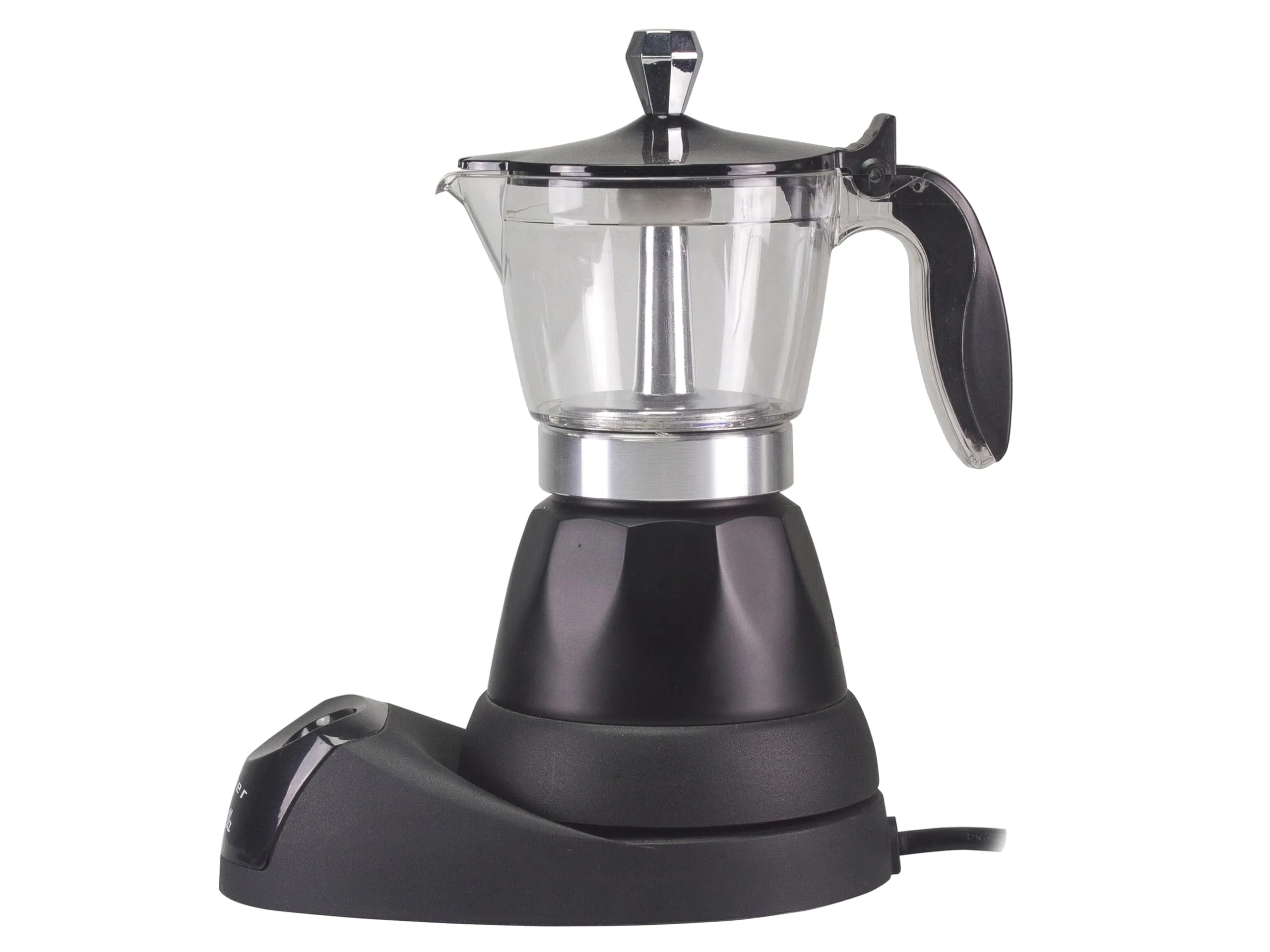 Beper BC.040N Caffettiera Elettrica, 3 Tazze, Nera - immagine 3