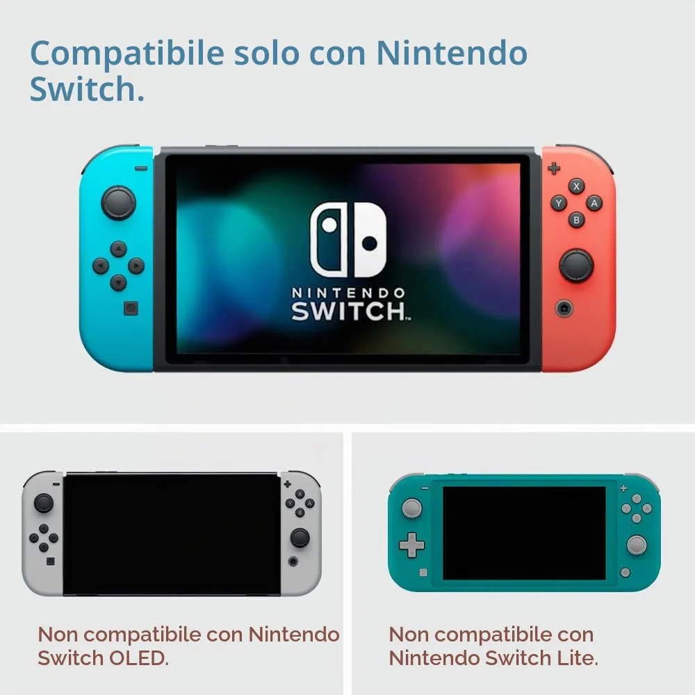 Spigen Rugged Armor Custodia per Nintendo Switch - Nero Opaco - immagine 2