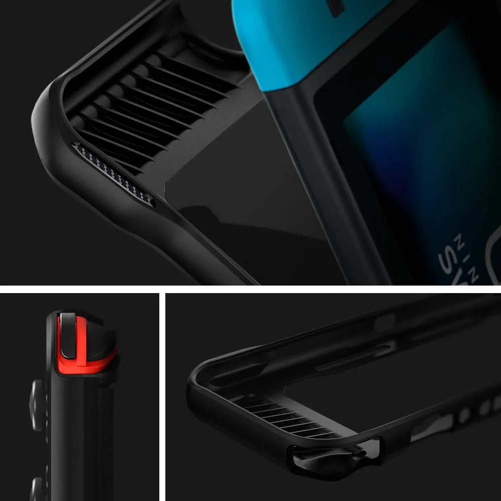 Spigen Rugged Armor Custodia per Nintendo Switch - Nero Opaco - immagine 3