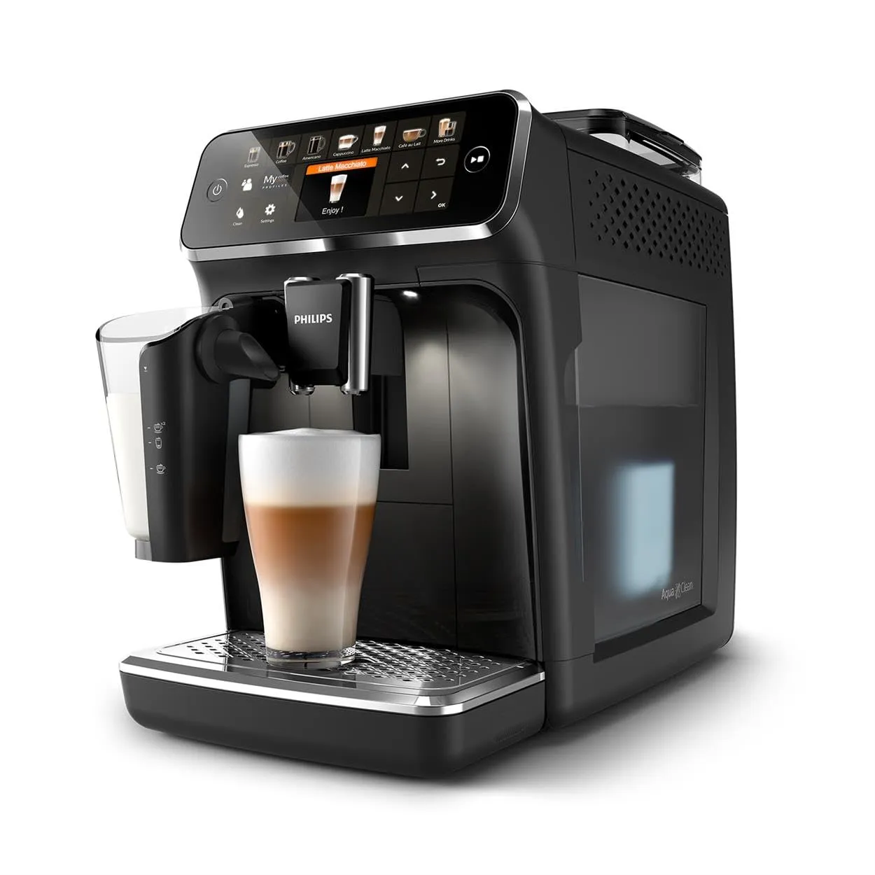 Philips 5400 Macchina Caffè Automatica EP5441/50 LatteGo, 12 bevande, Nero - immagine 2