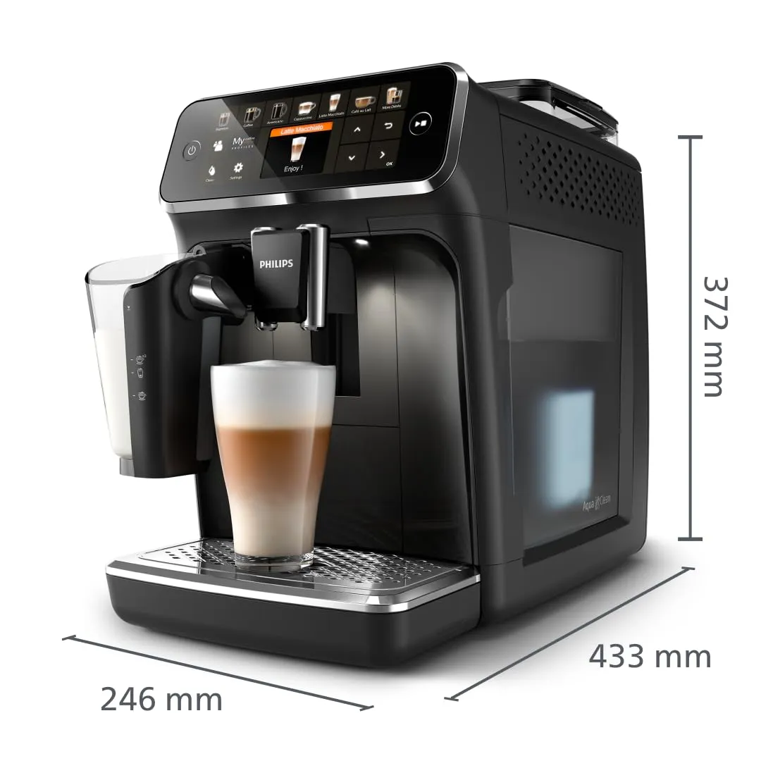Philips 5400 Macchina Caffè Automatica EP5441/50 LatteGo, 12 bevande, Nero - immagine 7