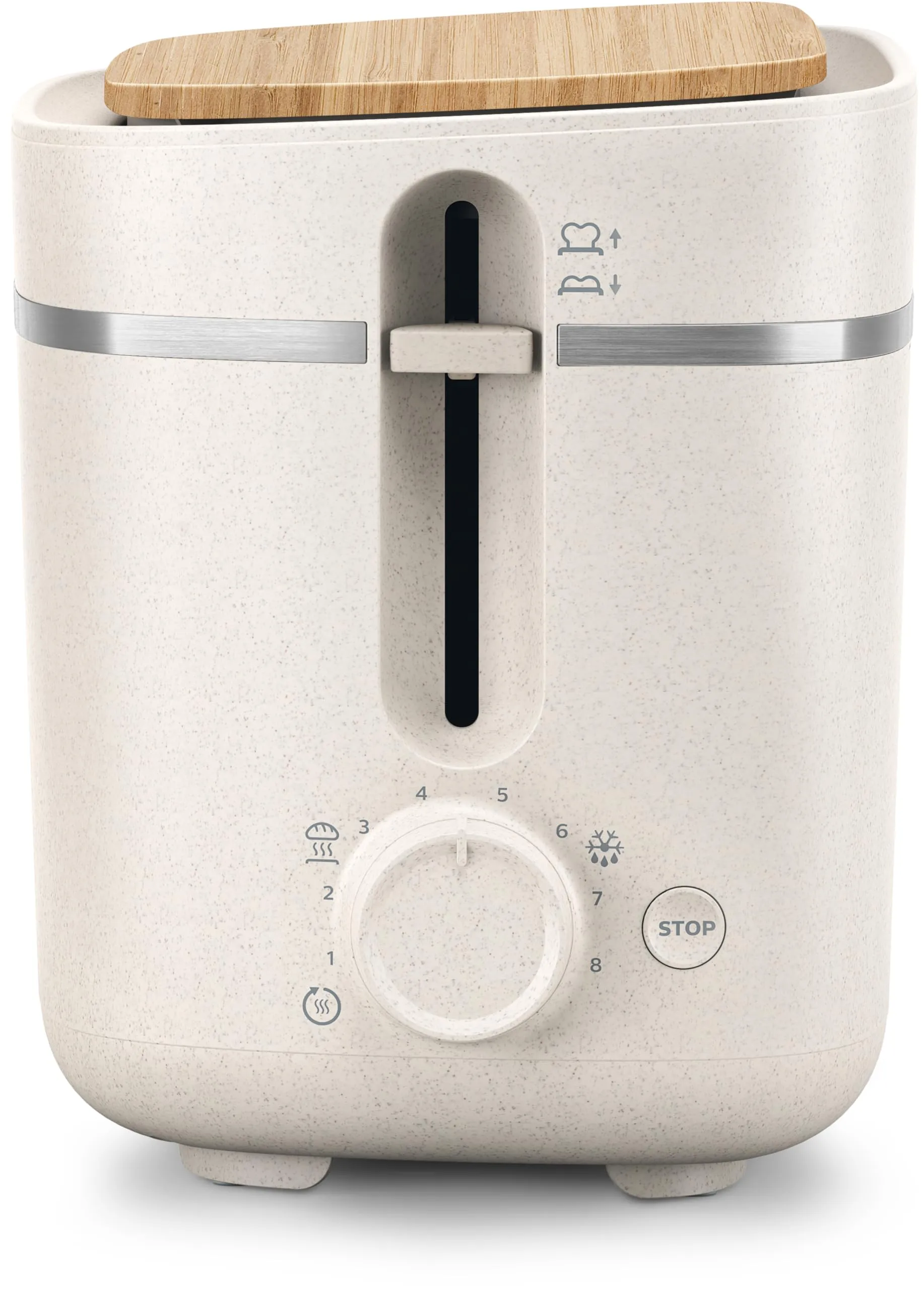Philips Conscious Tostapane 2 Fette HD2640/10, 8 Impostazioni, White - immagine 2