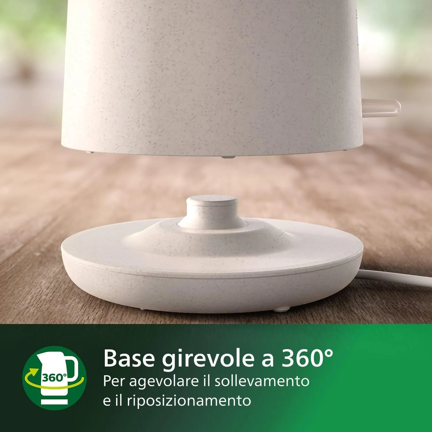 Philips Bollitore Elettrico, 1,7 L, Plastica Bio-Based 100% - immagine 3