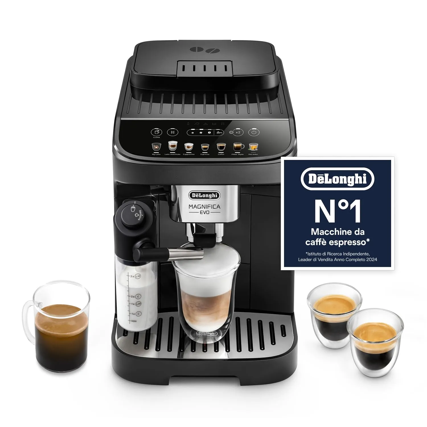 De'Longhi Magnifica Evo ECAM292.81.B Macchina da Caffè Automatica, Nero - immagine 1