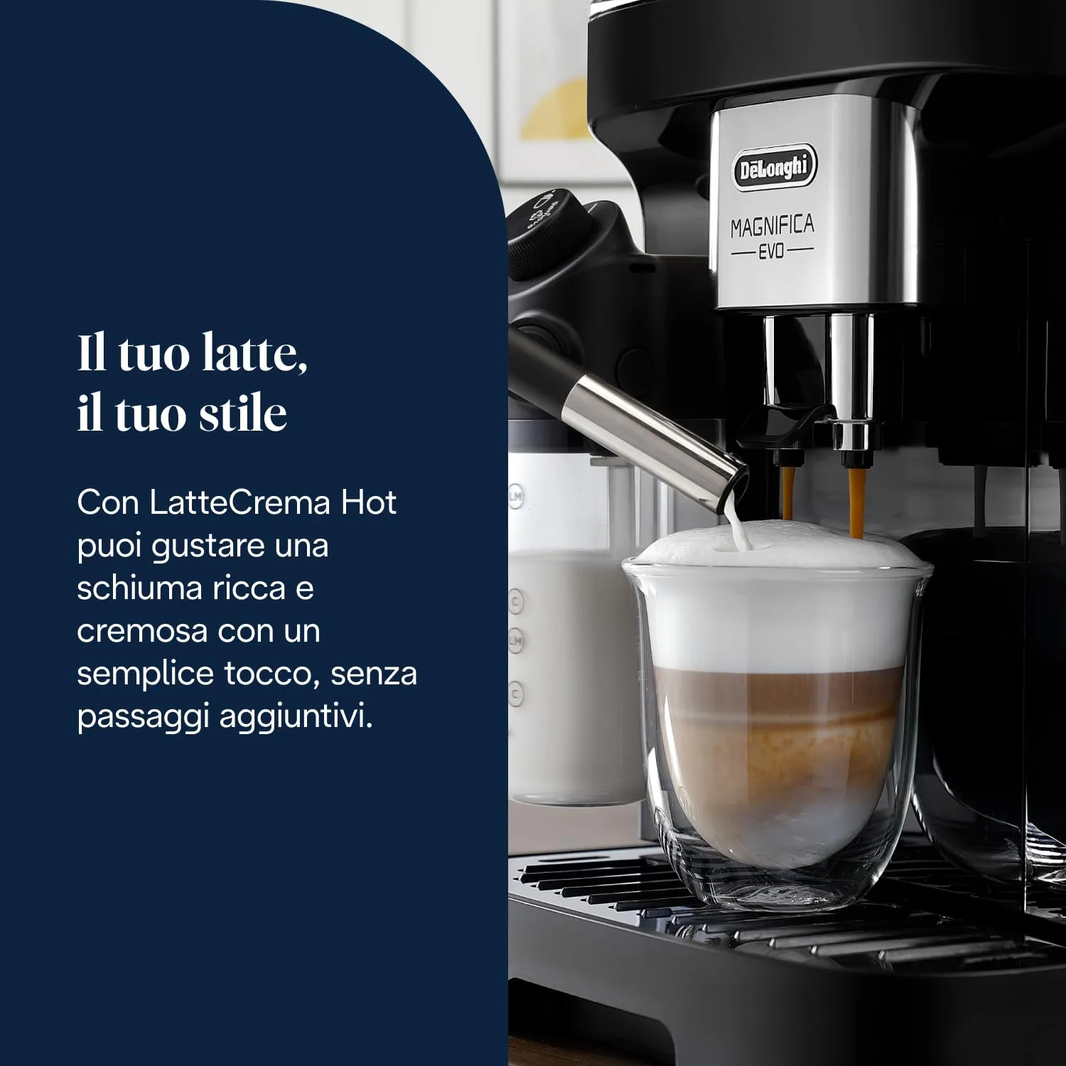 De'Longhi Magnifica Evo ECAM292.81.B Macchina da Caffè Automatica, Nero - immagine 5