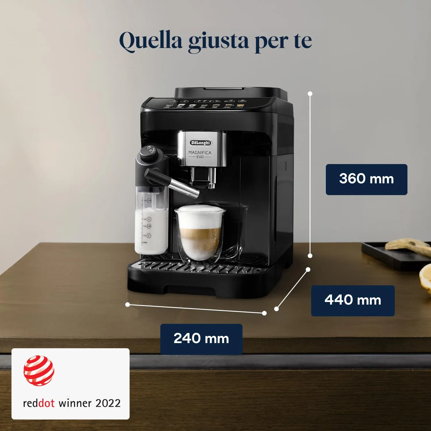 De'Longhi Magnifica Evo ECAM292.81.B Macchina da Caffè Automatica, Nero - immagine 6