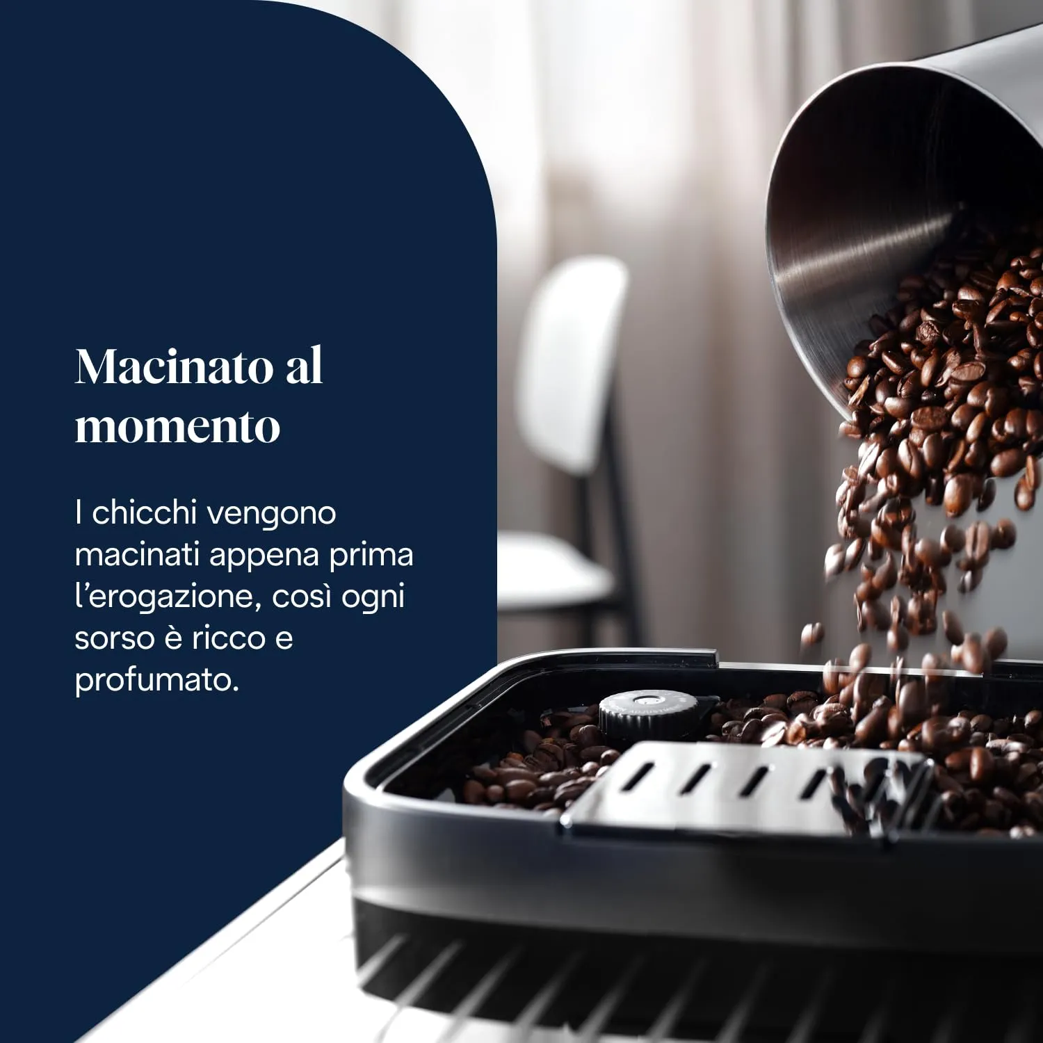 De'Longhi Magnifica ECAM292.33.SB Macchina da Caffè Automatica, Argento - immagine 3