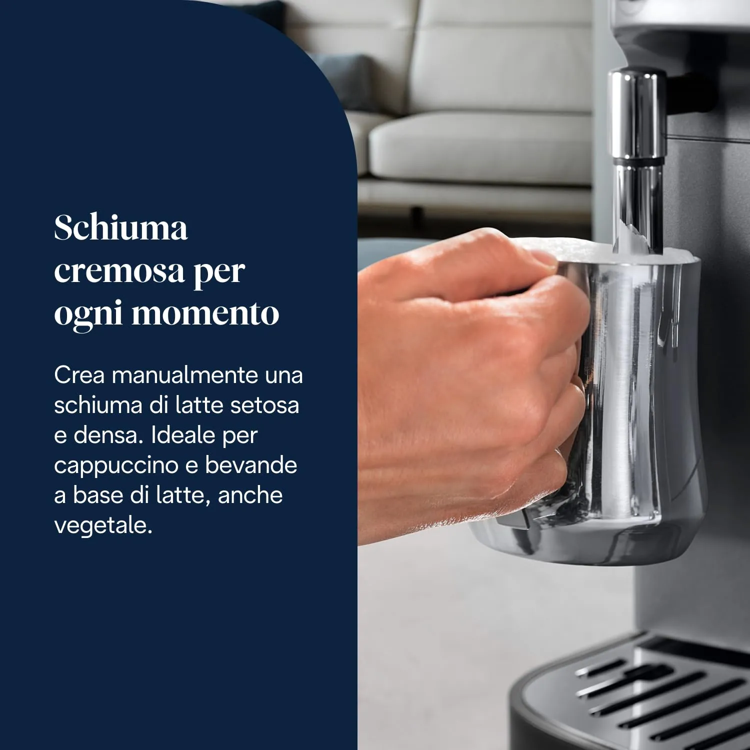 De'Longhi Magnifica ECAM292.33.SB Macchina da Caffè Automatica, Argento - immagine 6