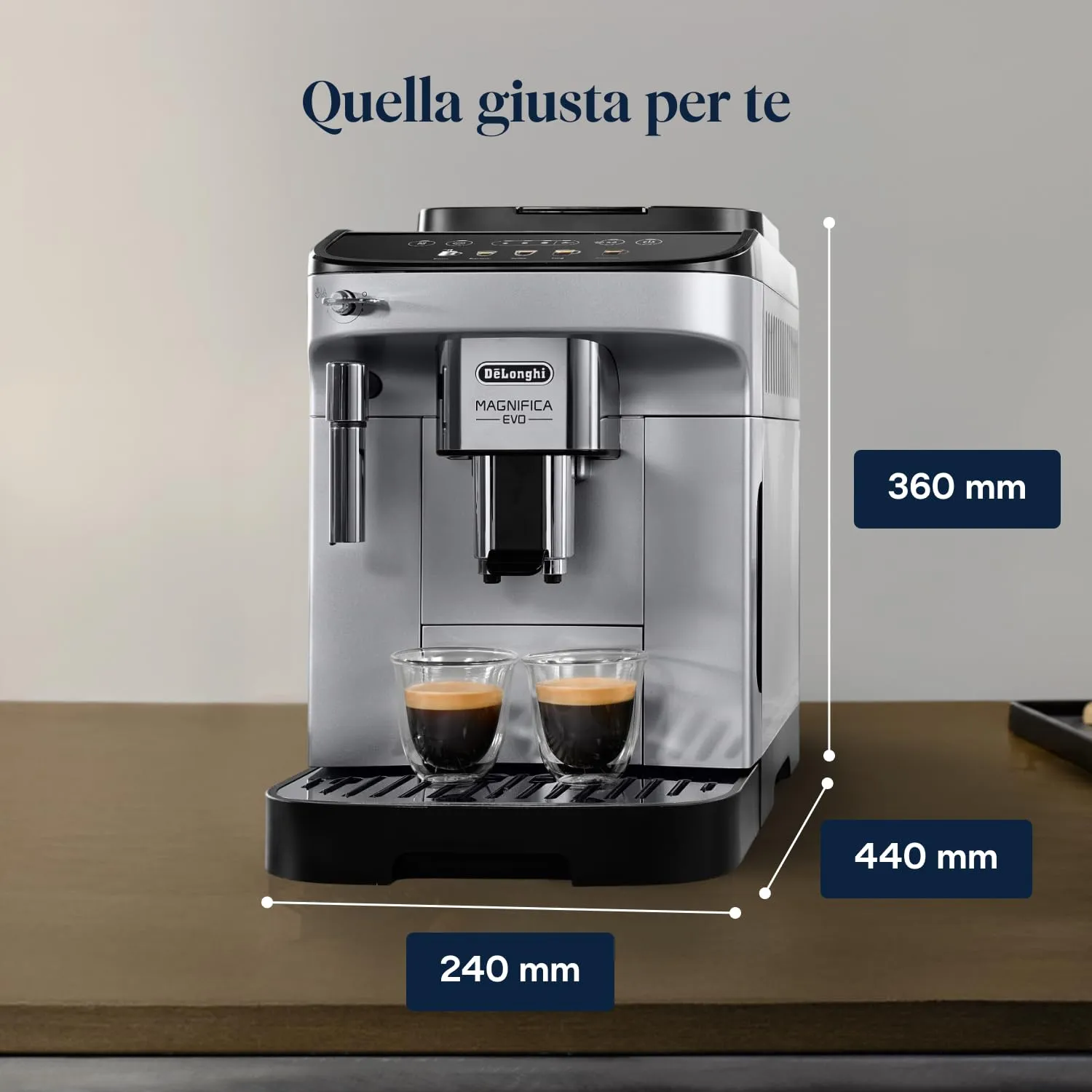 De'Longhi Magnifica ECAM292.33.SB Macchina da Caffè Automatica, Argento - immagine 7