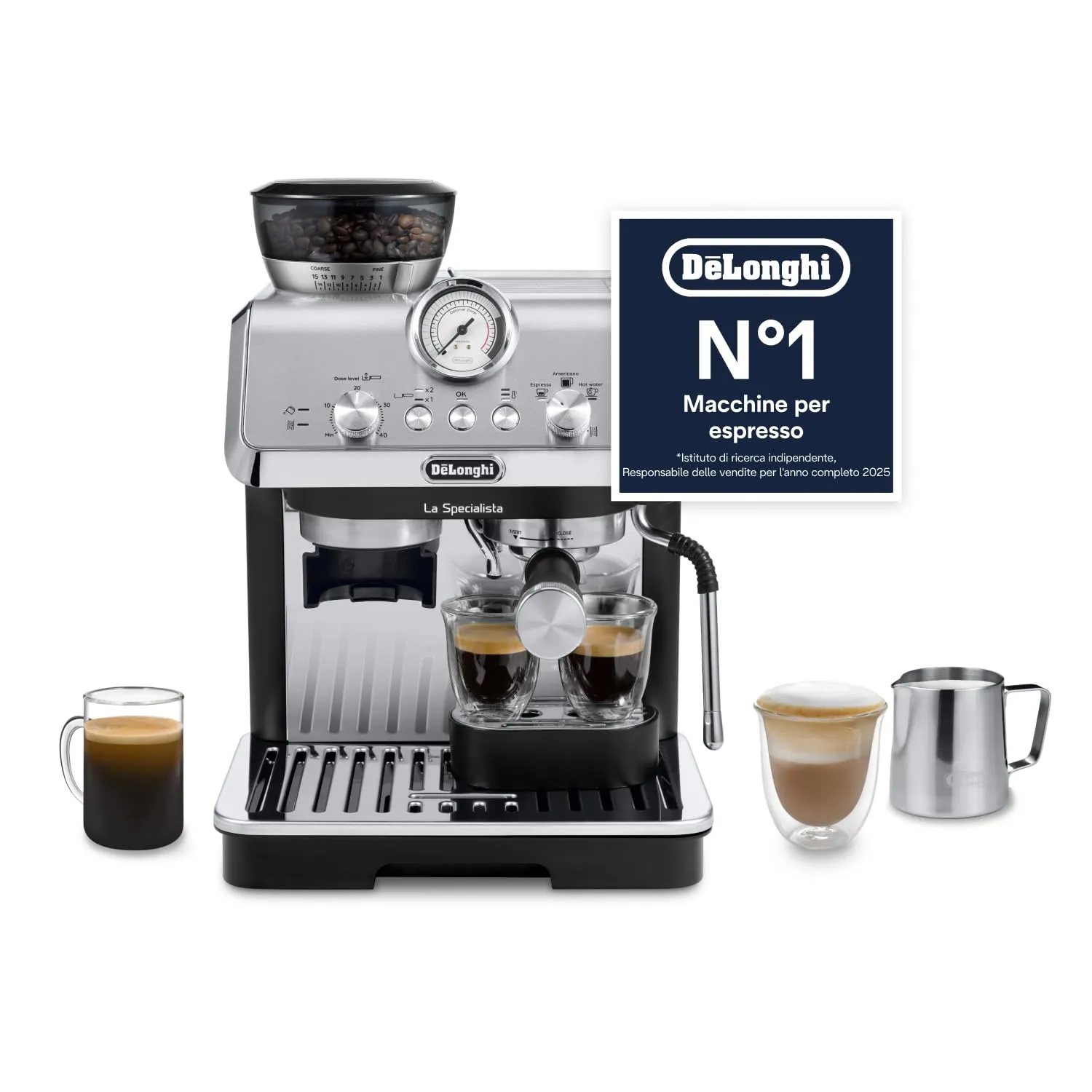 De'Longhi La Specialista Arte EC9155.MB Macchina da caffè Manuale, Nera - immagine 1