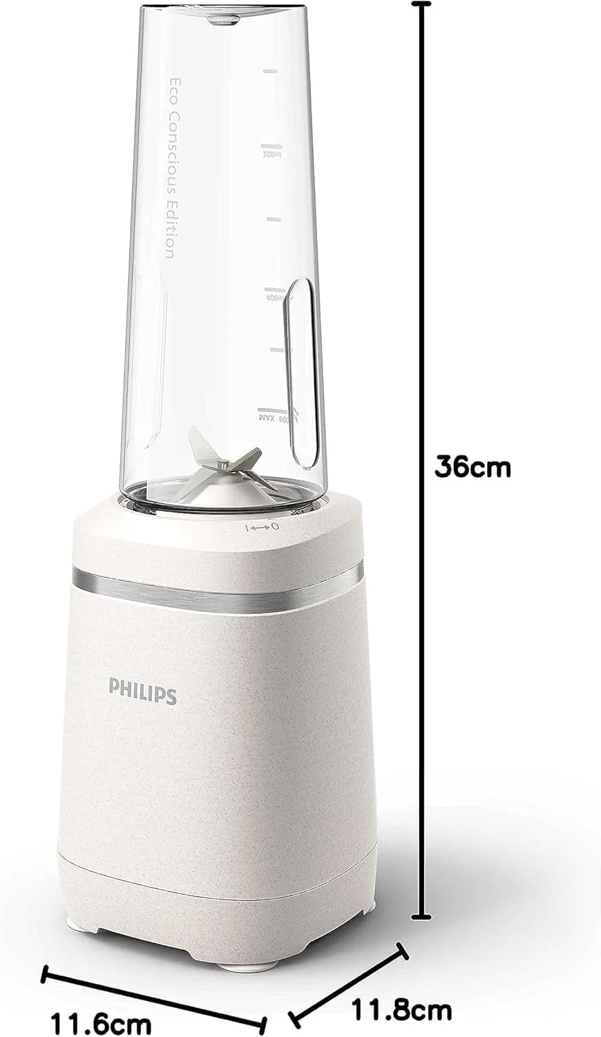 Philips Frullatore Elettrico 5000, 350W, 0,6L, Bianco Opaco - immagine 3