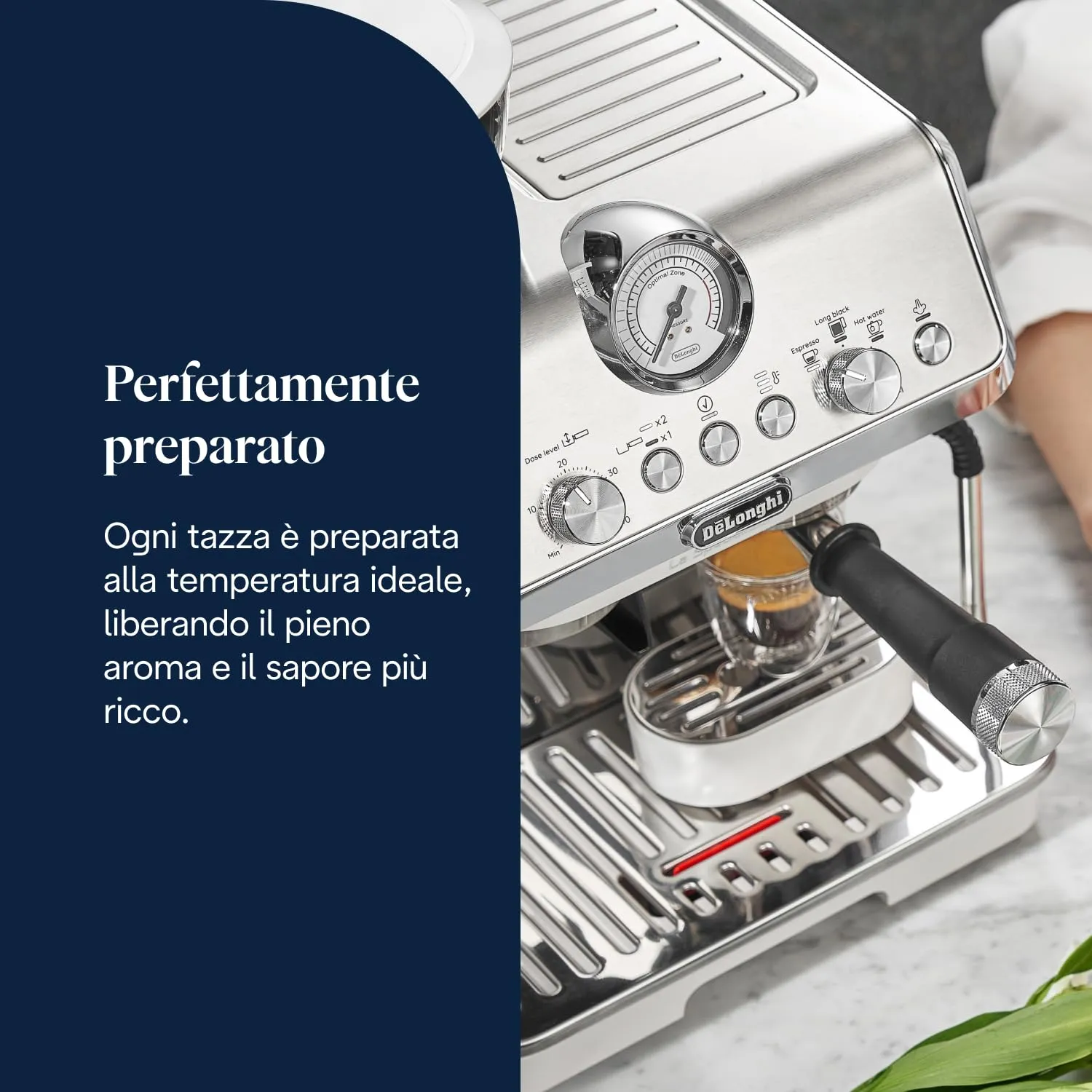 De'Longhi La Specialista Arte EC9155.W Macchina da caffè Manuale, Bianco - immagine 5
