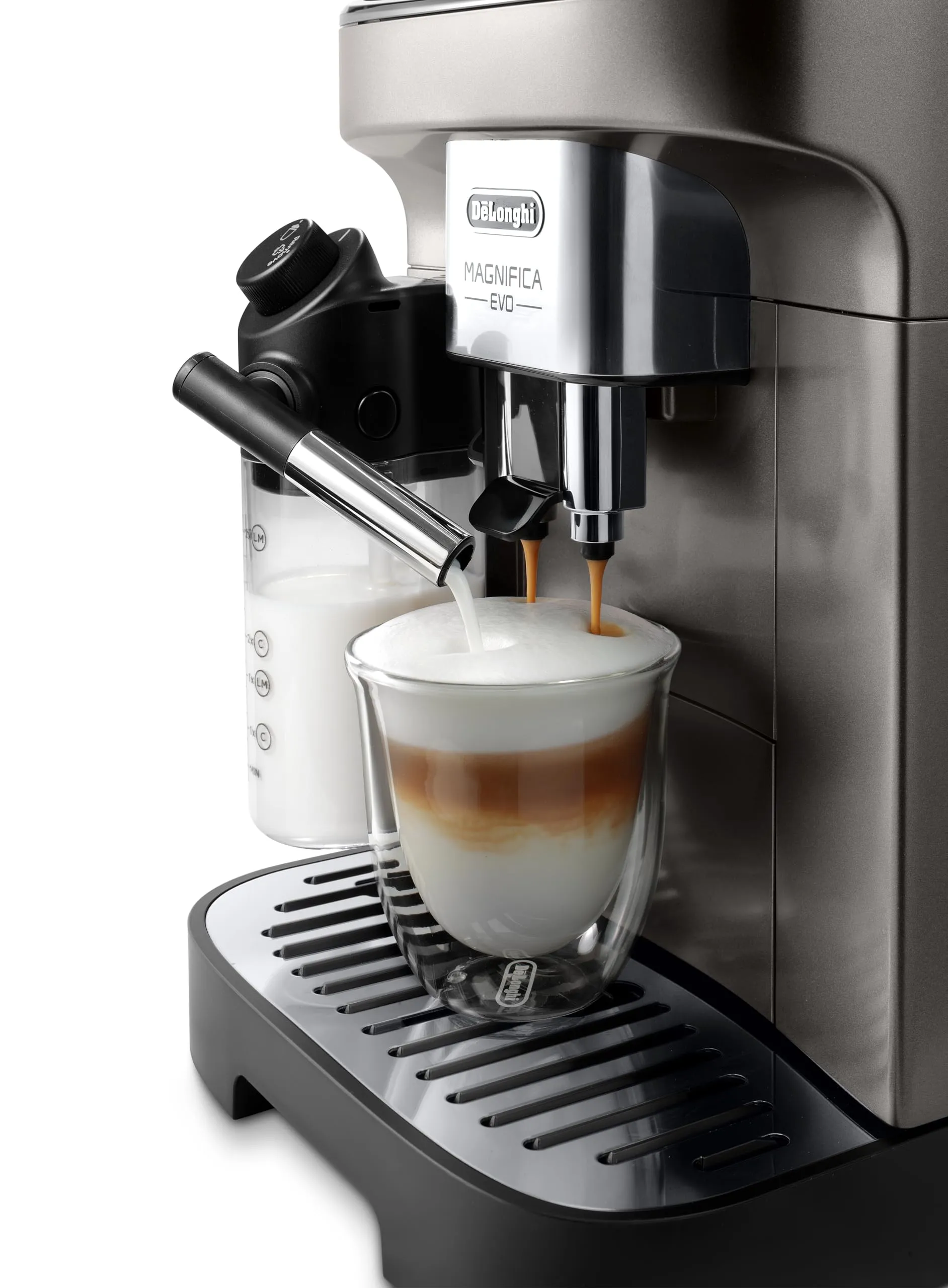 De'Longhi Magnifica Evo Macchina da Caffè Automatica 7 Bevande Titanio ECAM290.81.TB - immagine 4