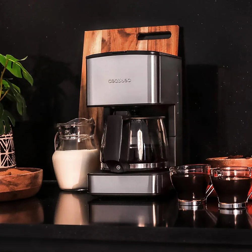 Cecotec Coffee 56 Drop Caffettiera a goccia, 650 W, 0,8 Litri, 6 Tazze, Acciaio Inox - immagine 2
