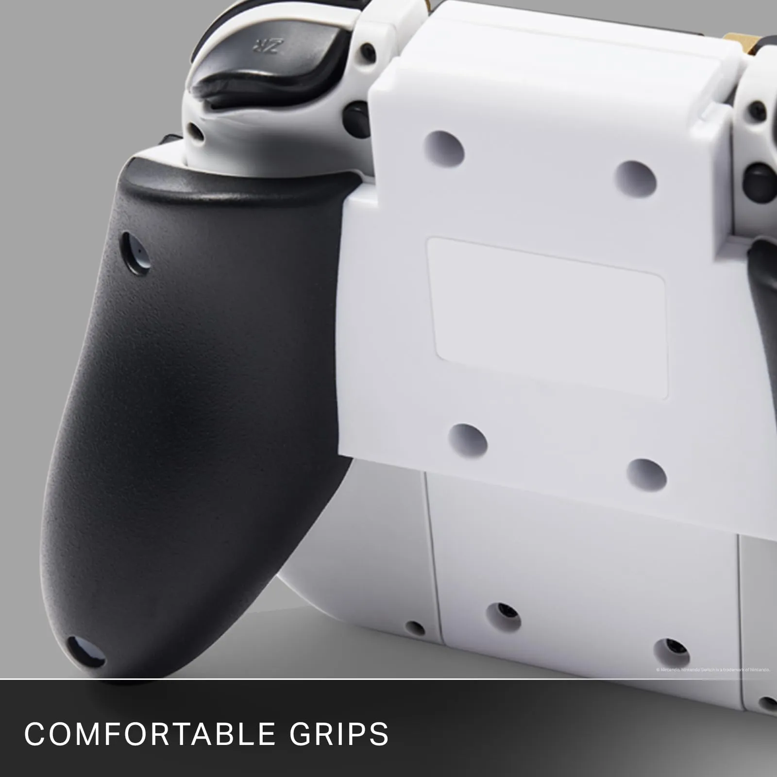 PowerA Joy-Con Comfort Grip for Nintendo Switch - White - immagine 3
